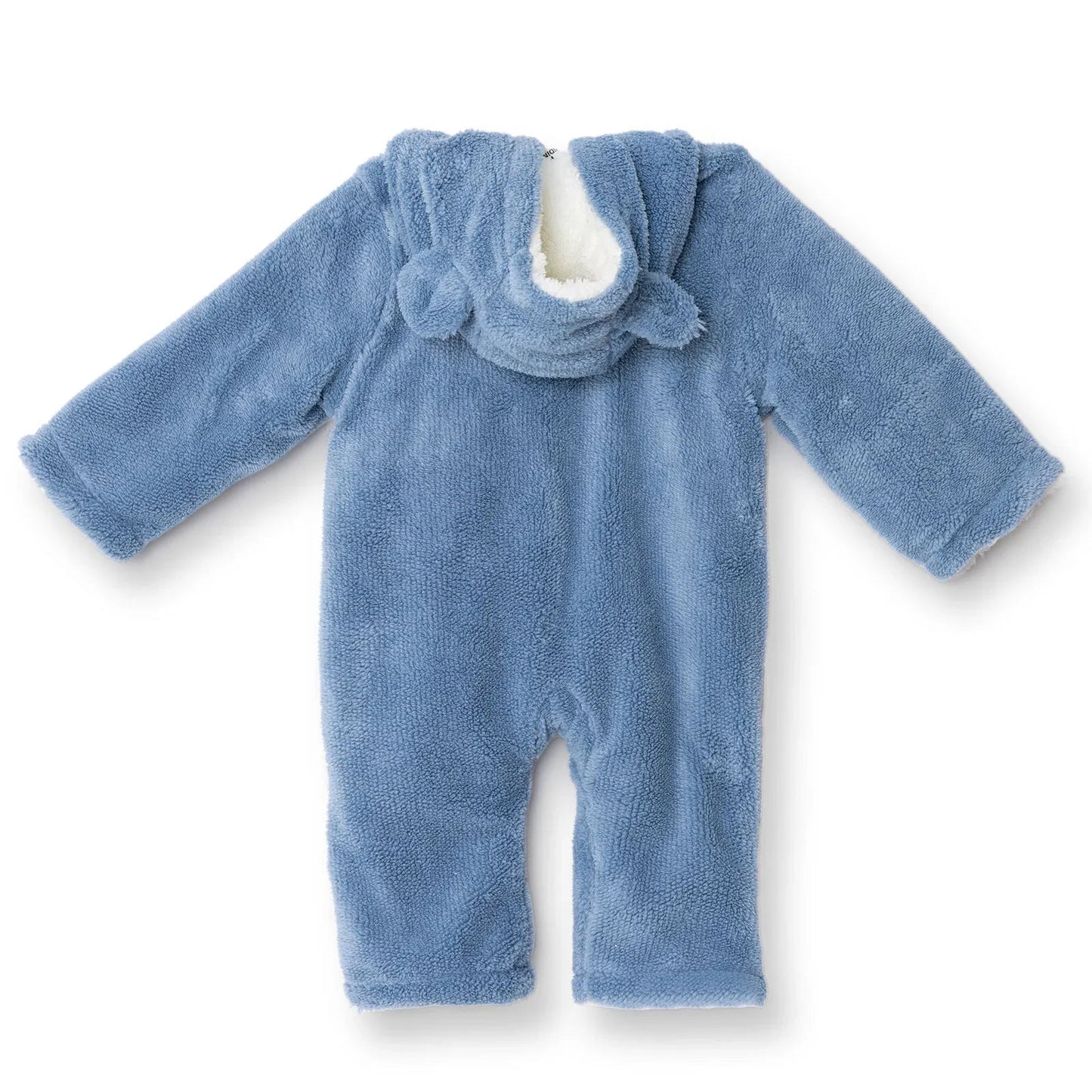 Midimod Newborn Welsoft Footless Jumpsuit - Blue - mezetto ebebek ebebek