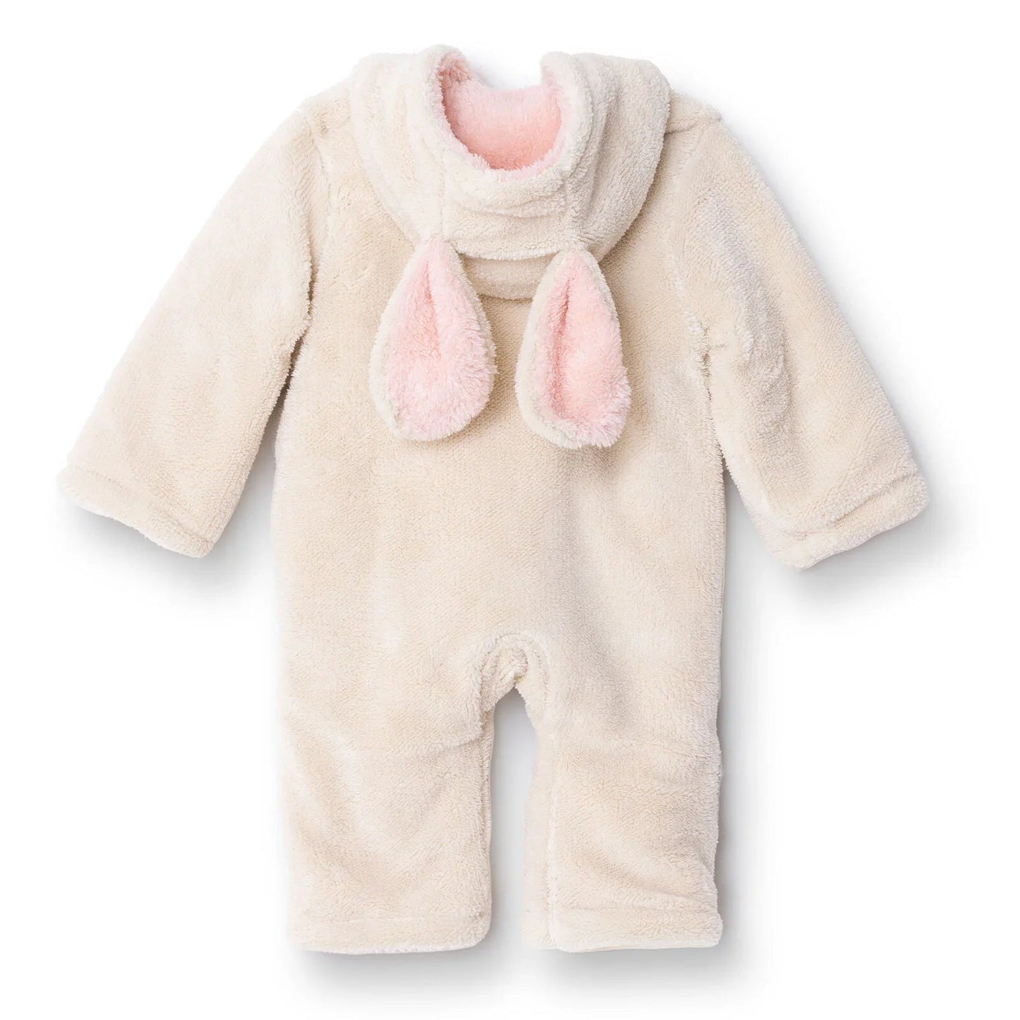 Midimod Newborn Welsoft Footless Jumpsuit - Ecru - mezetto ebebek ebebek