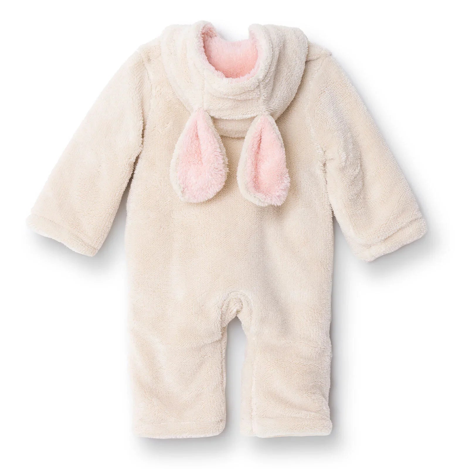 Midimod Newborn Welsoft Footless Jumpsuit - Ecru - mezetto ebebek ebebek