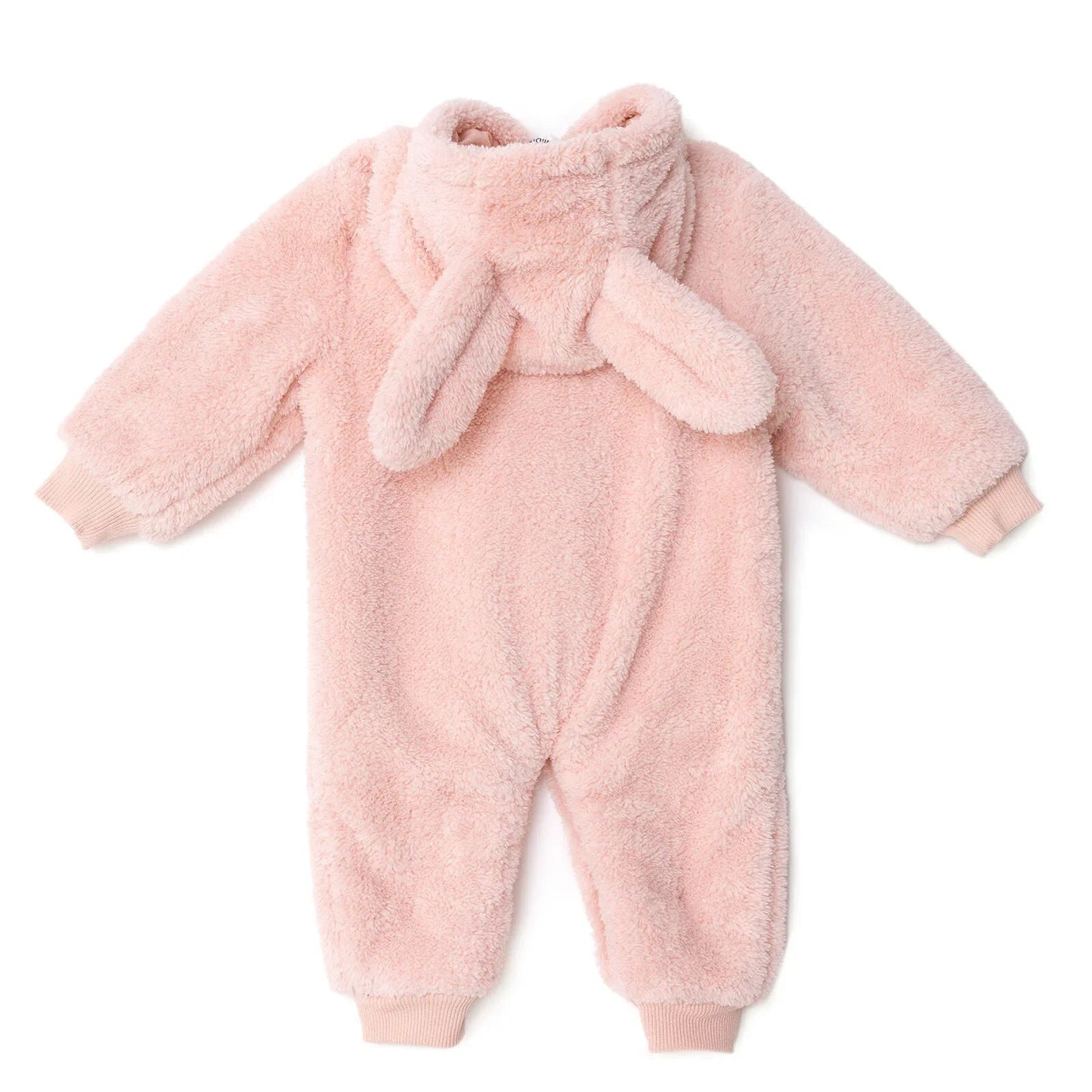 Midimod Newborn Welsoft Footless Jumpsuit - Pink - mezetto ebebek ebebek