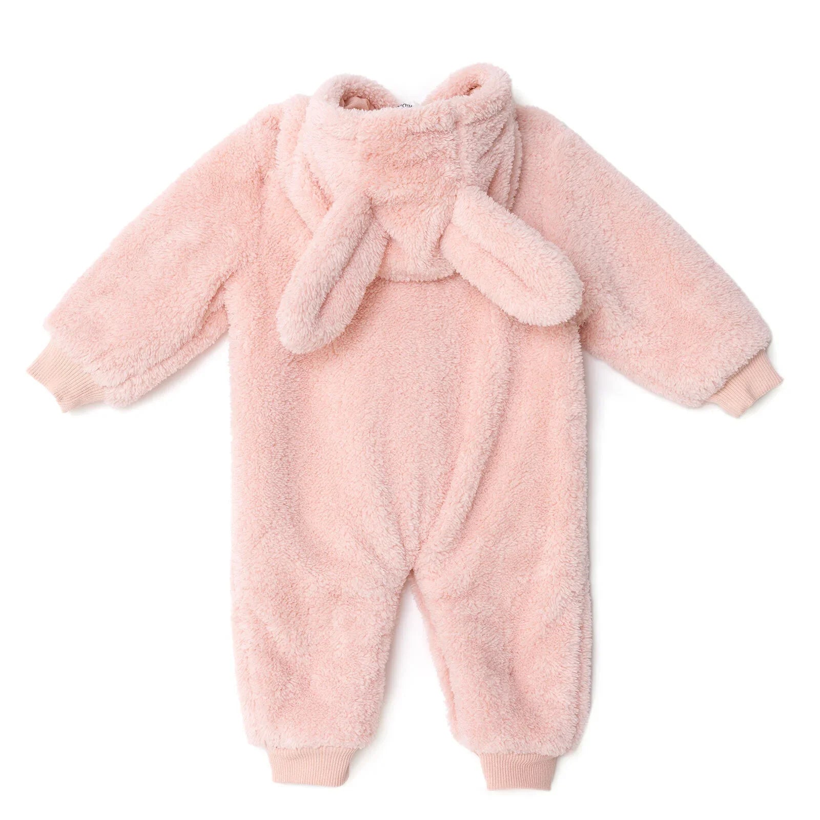Midimod Newborn Welsoft Footless Jumpsuit - Pink - mezetto ebebek ebebek