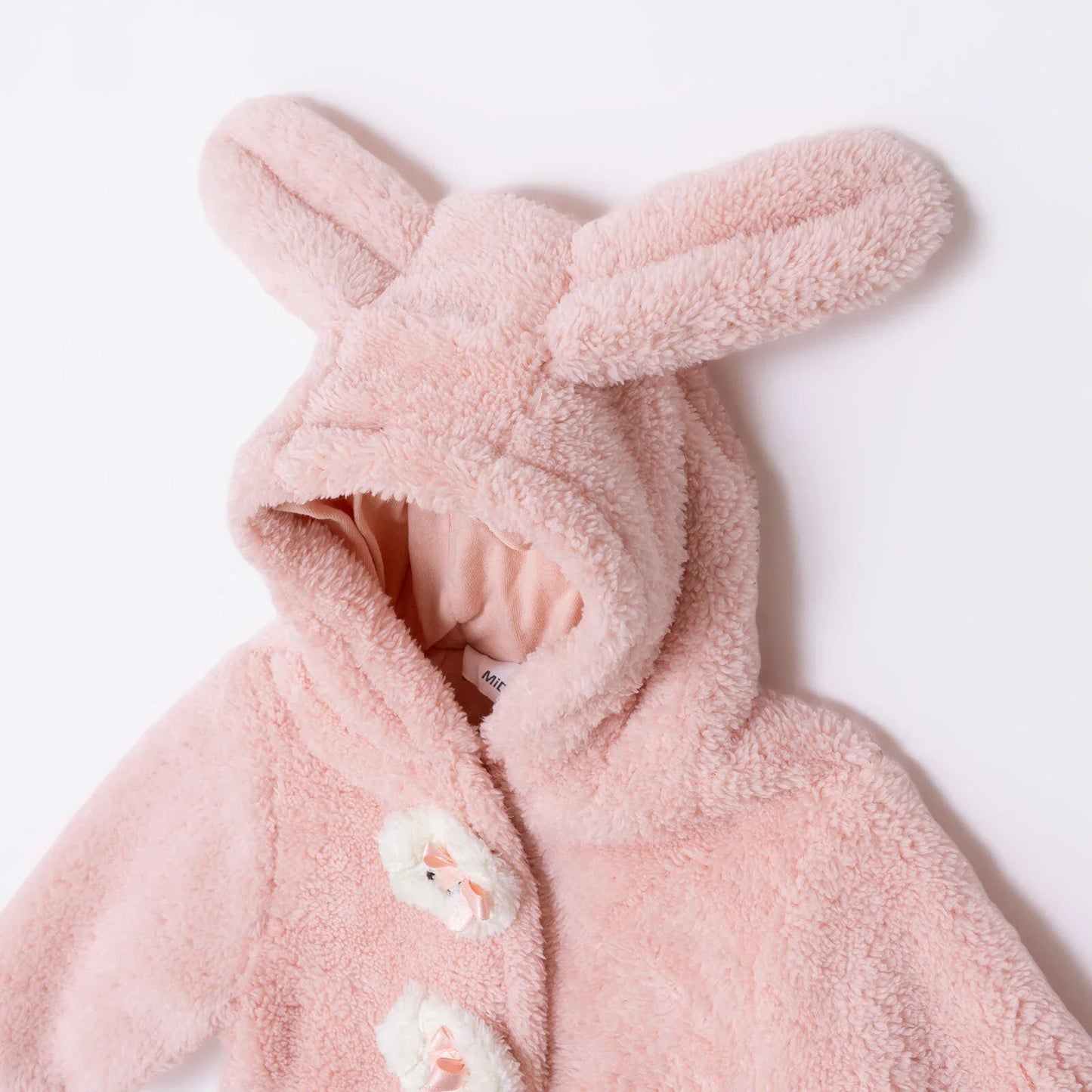 Midimod Newborn Welsoft Footless Jumpsuit - Pink - mezetto ebebek ebebek