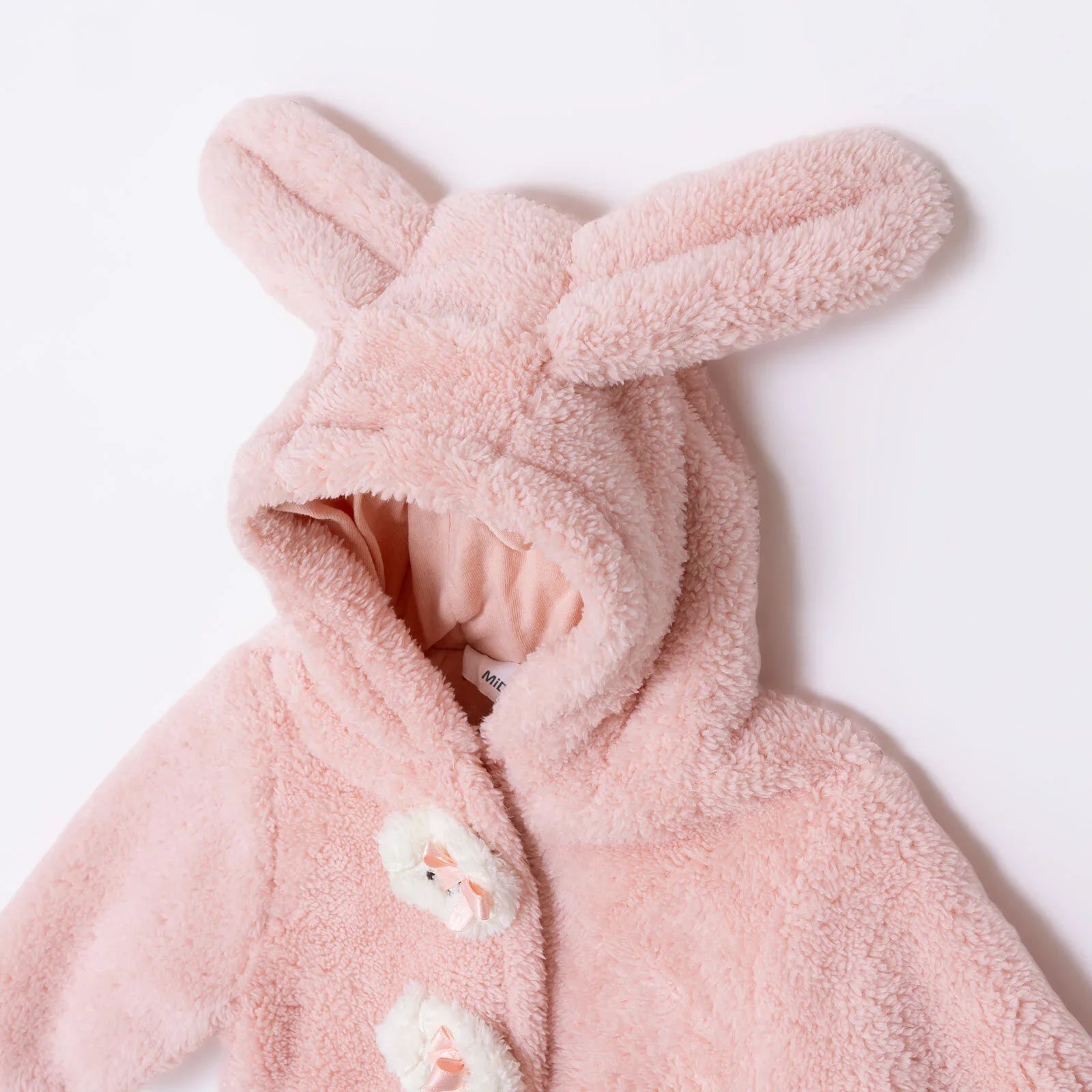 Midimod Newborn Welsoft Footless Jumpsuit - Pink - mezetto ebebek ebebek