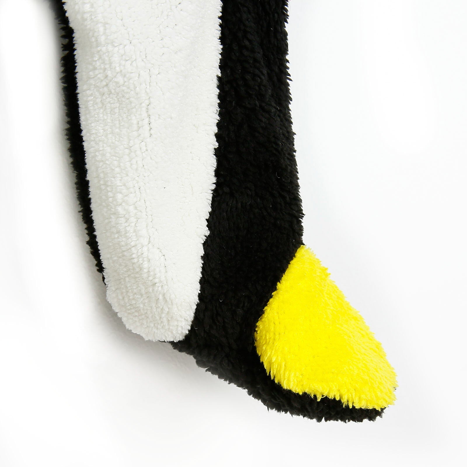Midimod Newborn Welsoft Penguin Footed Jumpsuit - Black - mezetto ebebek ebebek