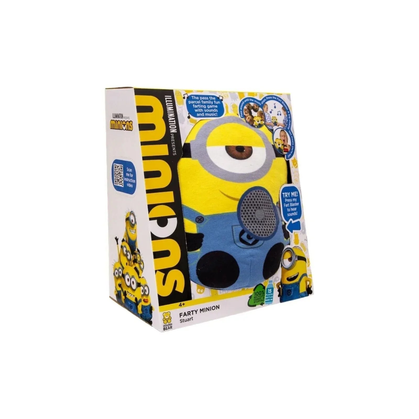Minions Farty Minion Stuart - mezetto ebebek ebebek