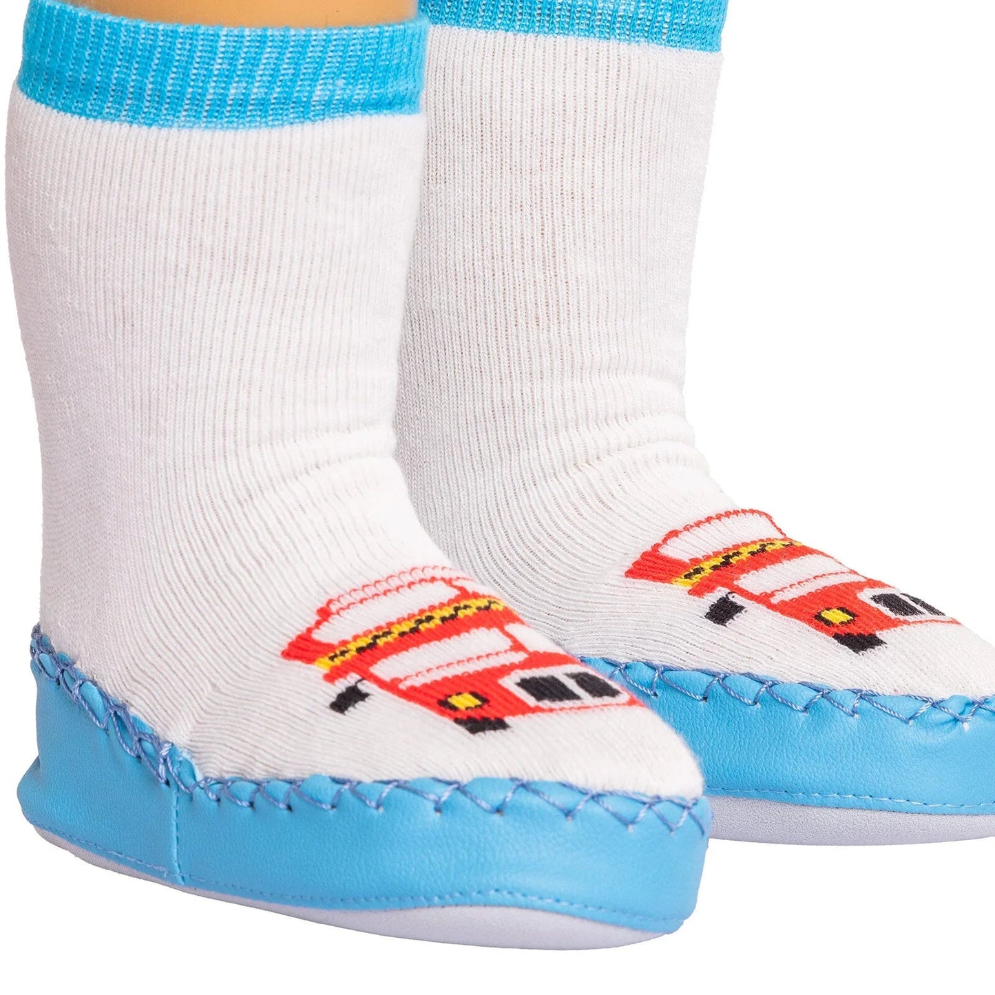 Minissa Baby Boy Pack of 3 Socks - Ecru - mezetto ebebek ebebek