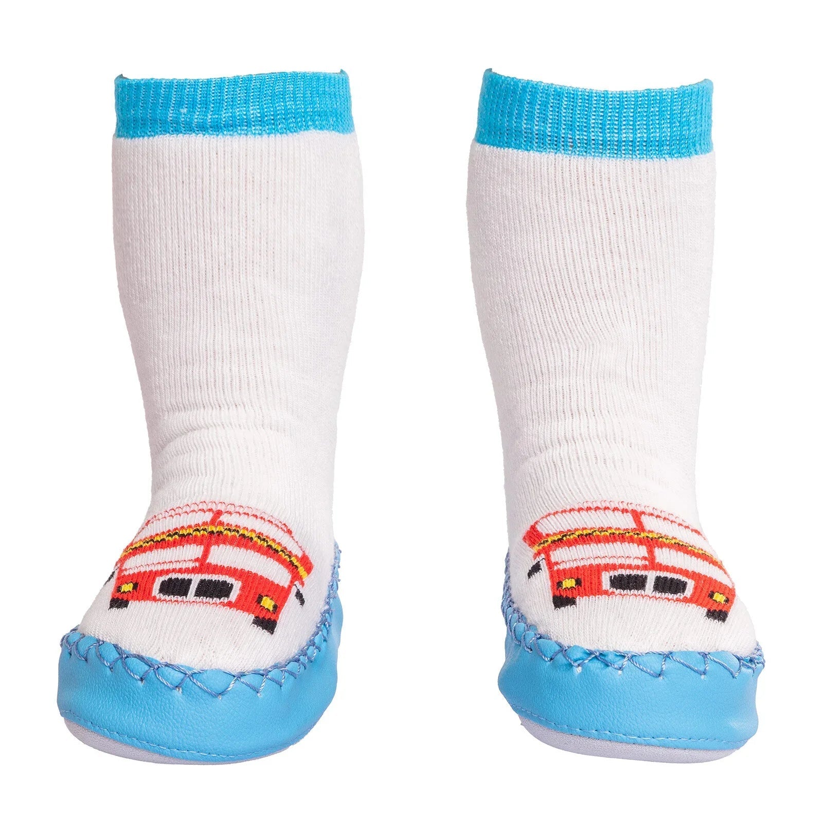 Minissa Baby Boy Pack of 3 Socks - Ecru - mezetto ebebek ebebek