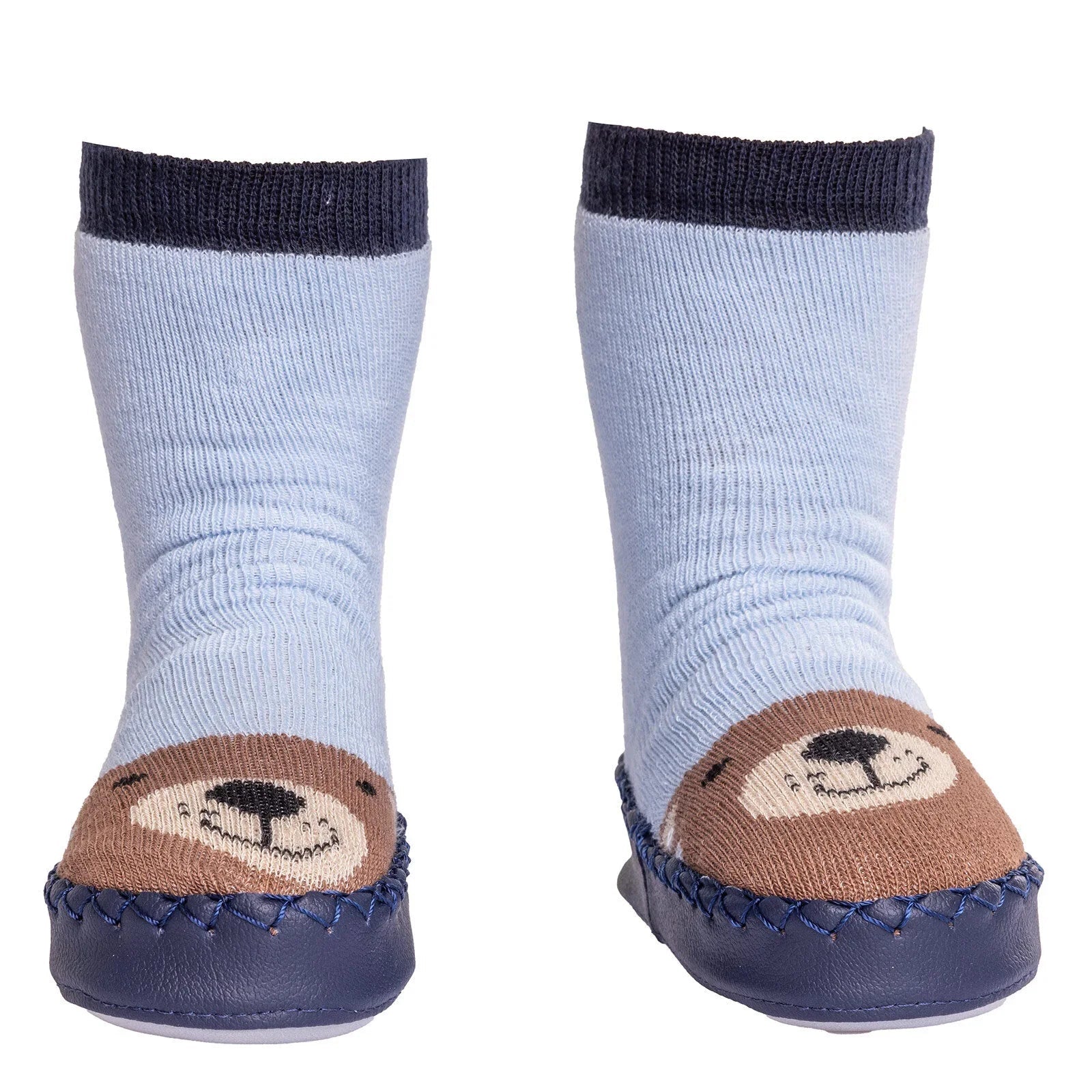 Minissa Baby Boy Pack of 3 Socks - Light Blue - mezetto ebebek ebebek