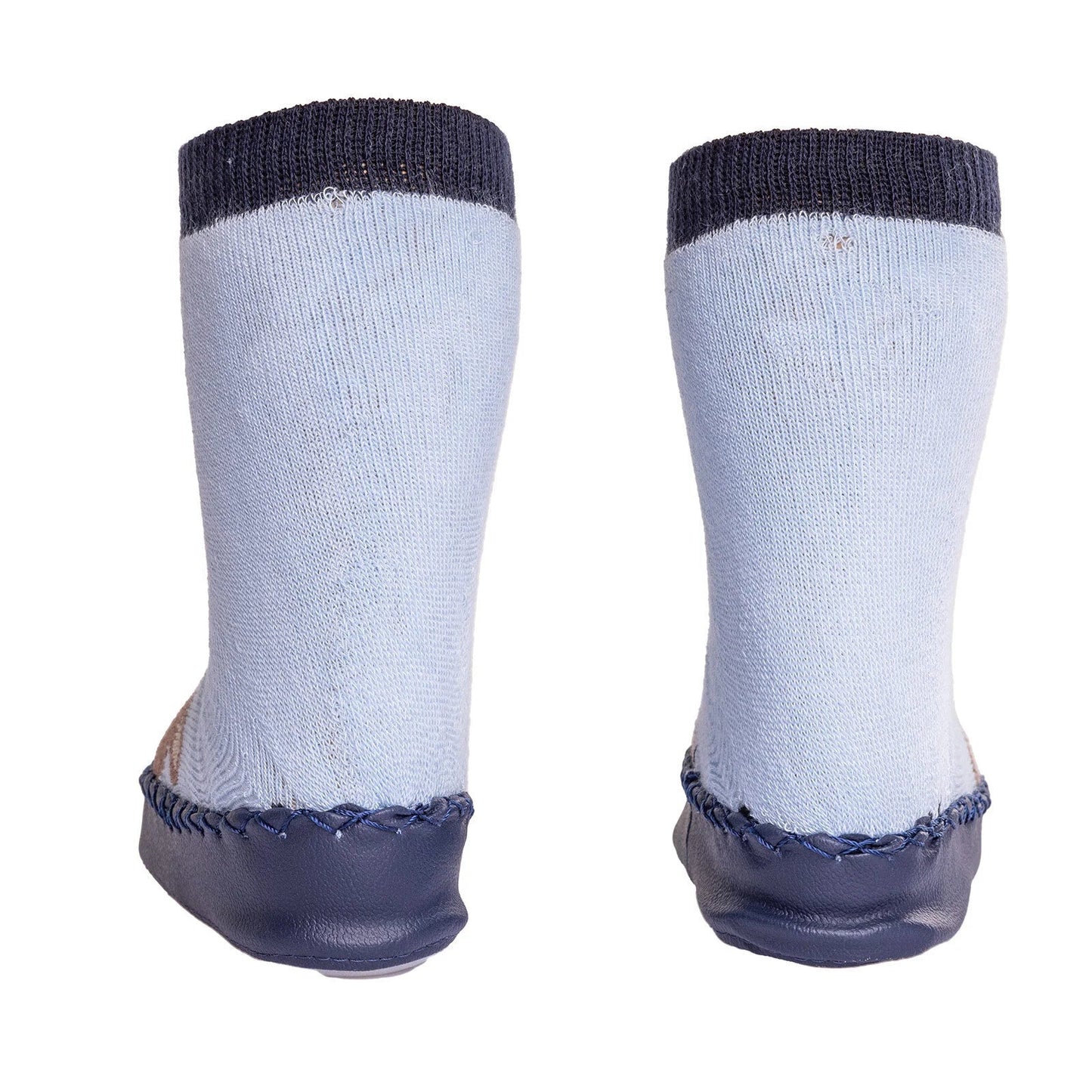 Minissa Baby Boy Pack of 3 Socks - Light Blue - mezetto ebebek ebebek