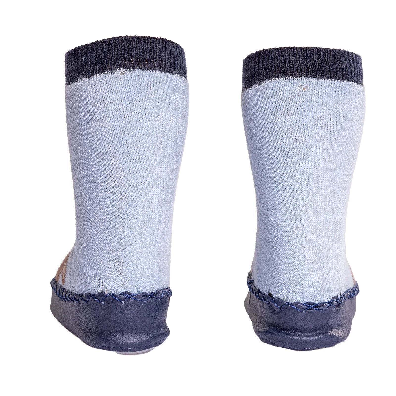 Minissa Baby Boy Pack of 3 Socks - Light Blue - mezetto ebebek ebebek