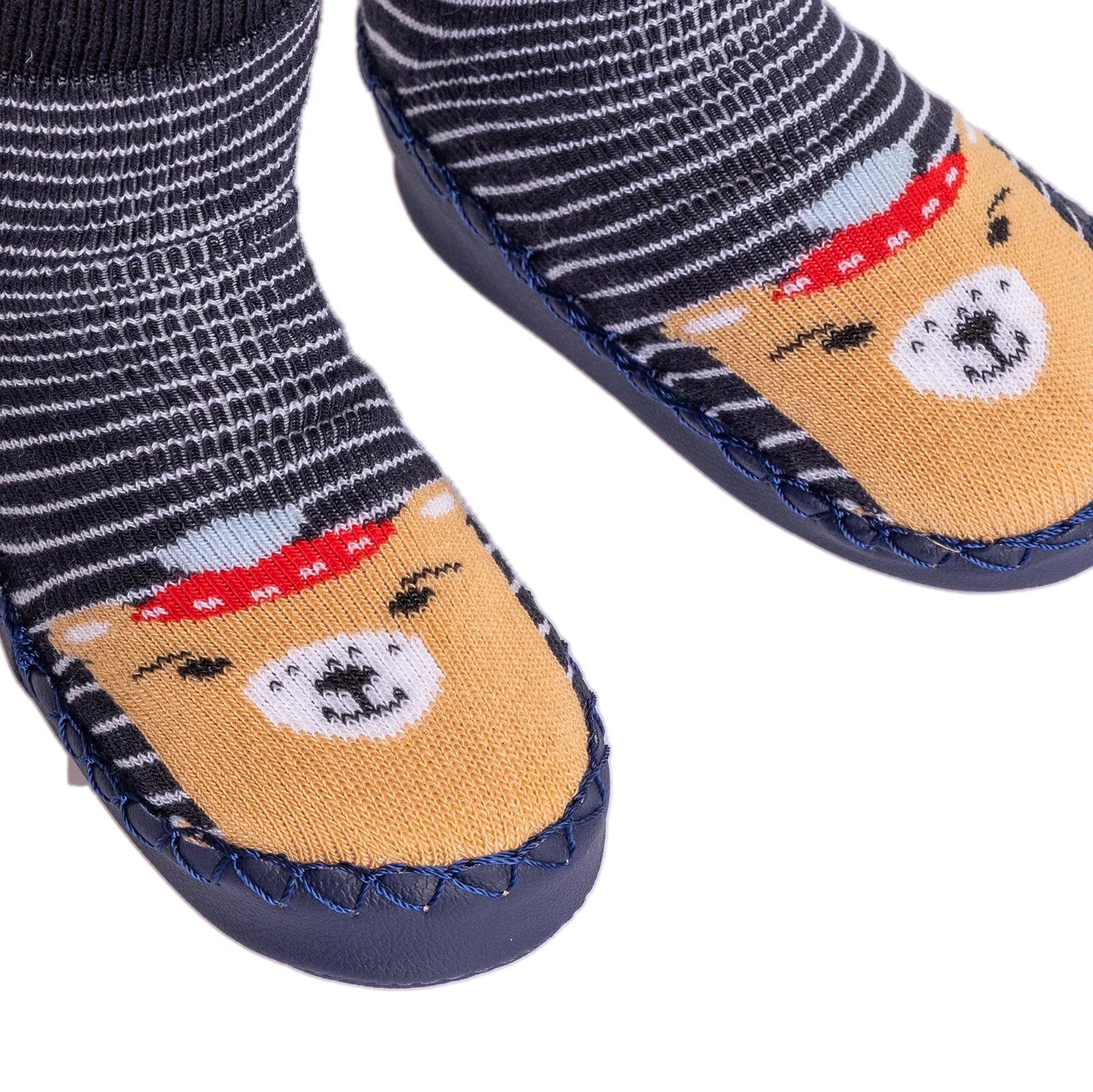 Minissa Baby Boy Pack of 3 Socks - Light Brown - mezetto ebebek ebebek