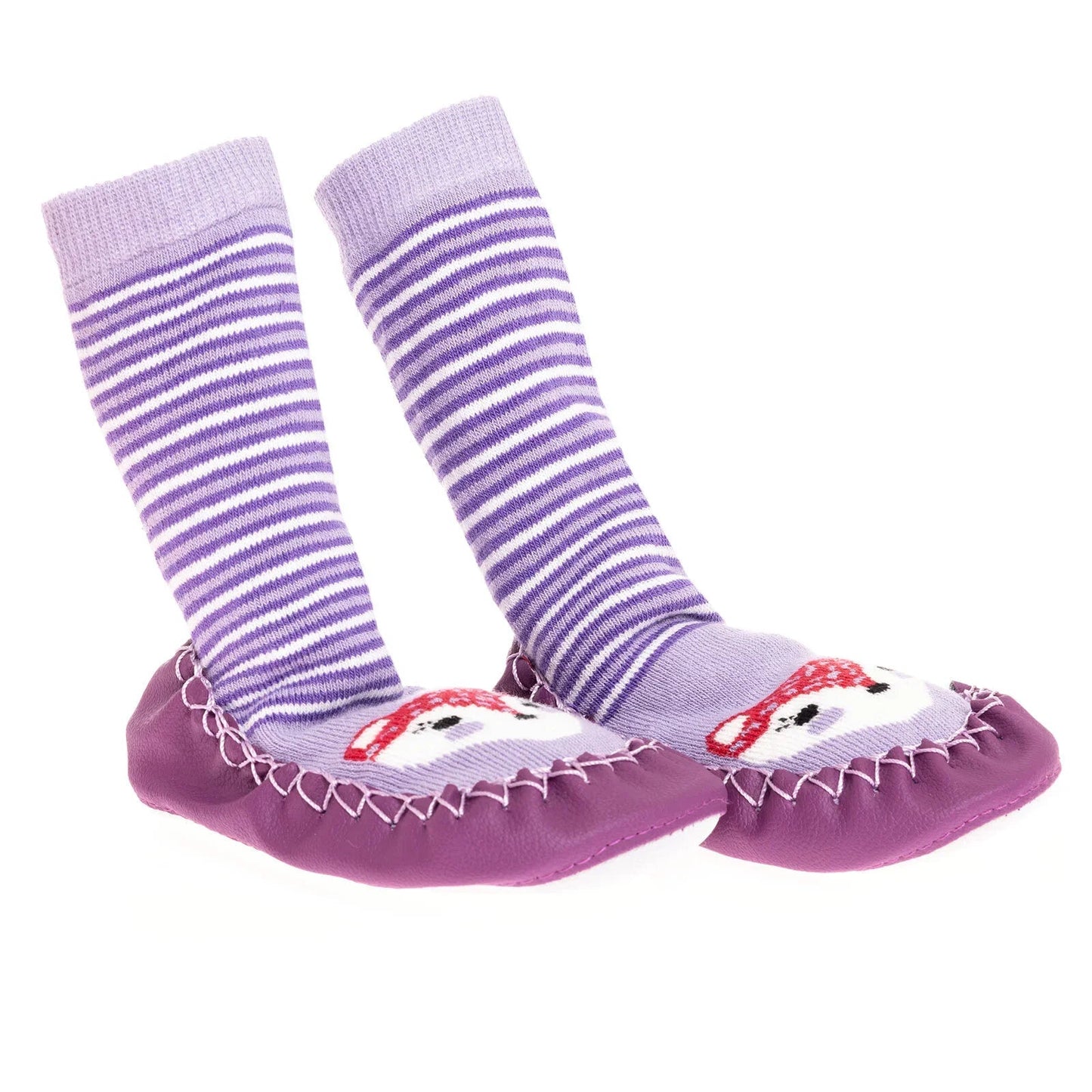 Minissa Baby Girl Pack of 3 Socks - Brown - mezetto ebebek ebebek