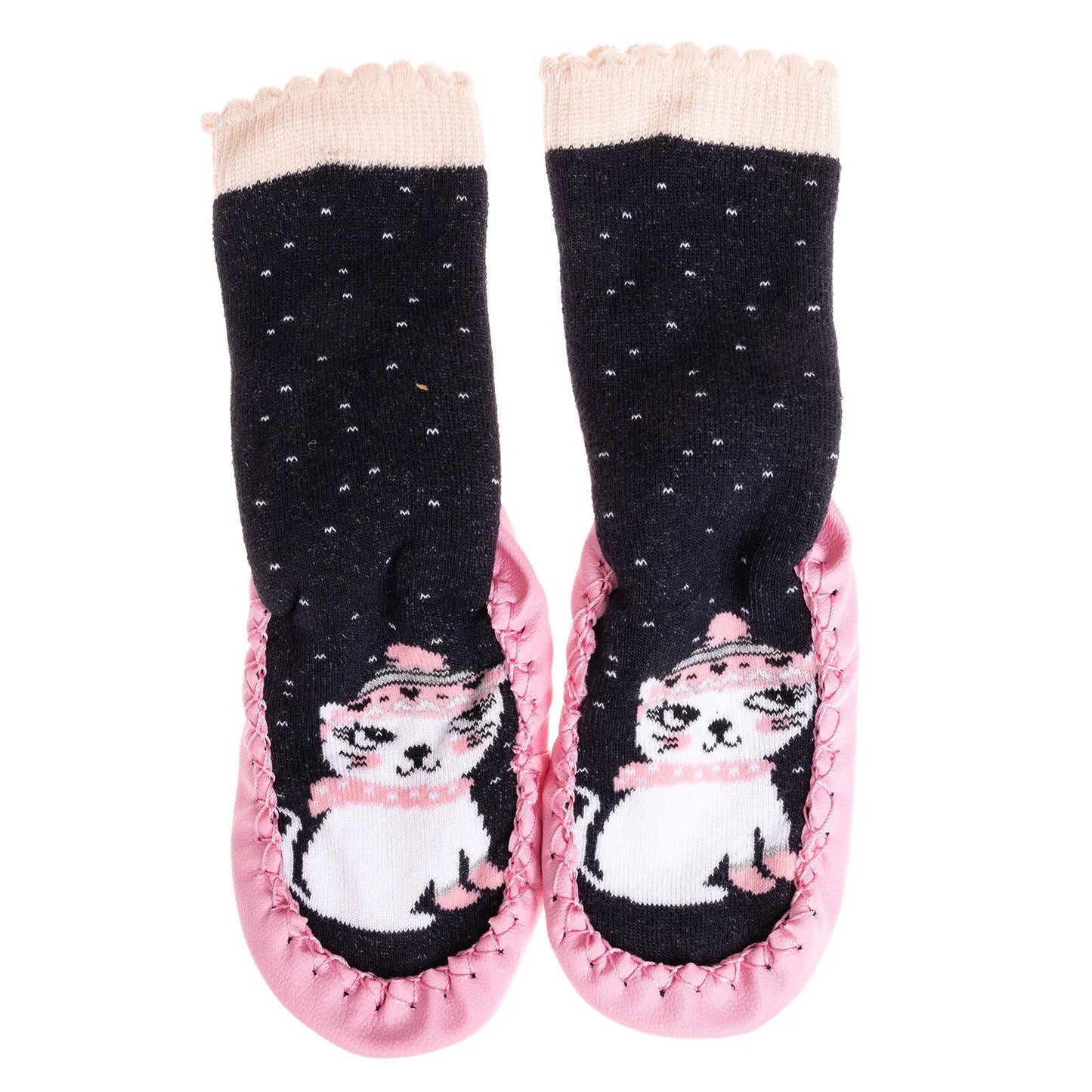 Minissa Baby Girl Pack of 3 Socks - Pink - mezetto ebebek ebebek