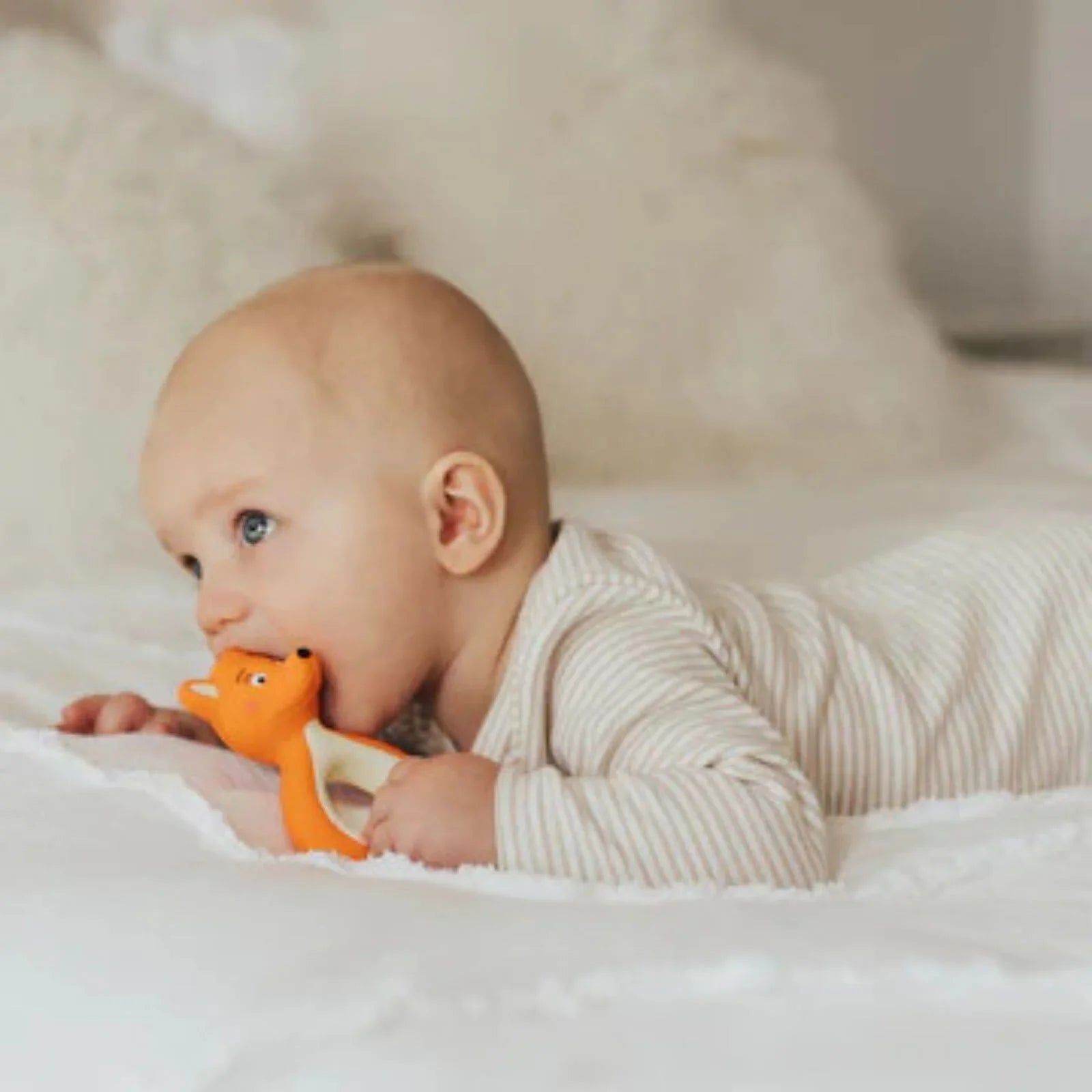 Mizzie the Kangaroo Mini Mizzie 100% Natural Rubber Teether - mezetto ebebek ebebek