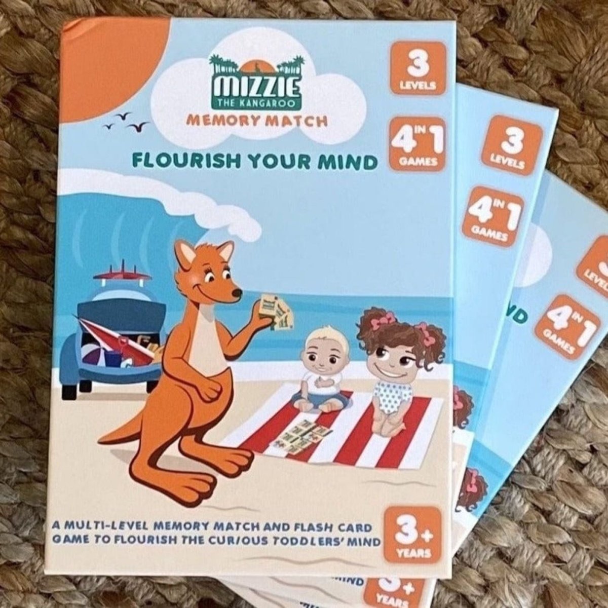 Mizzie the Kangaroo Mizzie Memory Match Cards - mezetto ebebek ebebek