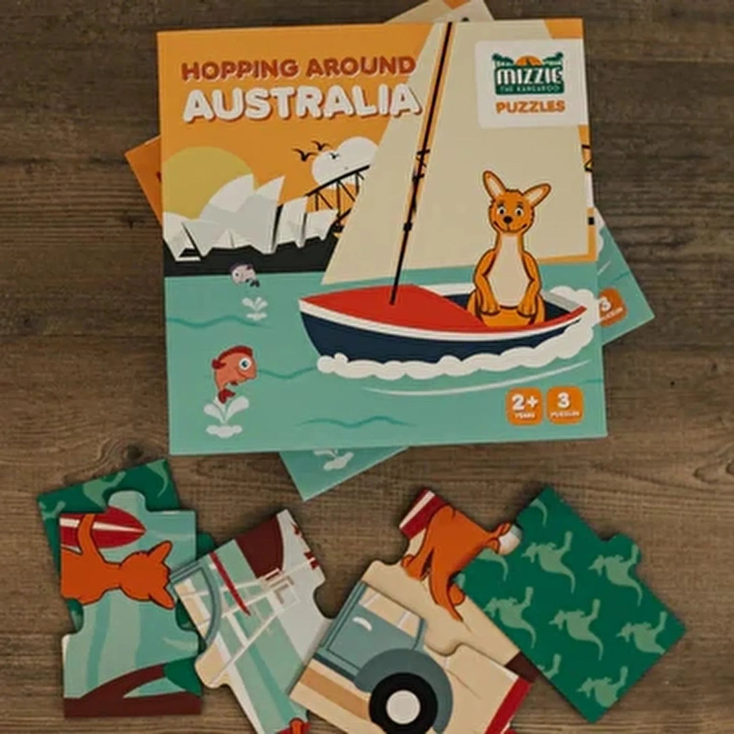Mizzie the Kangaroo Mizzie Puzzle - mezetto ebebek ebebek