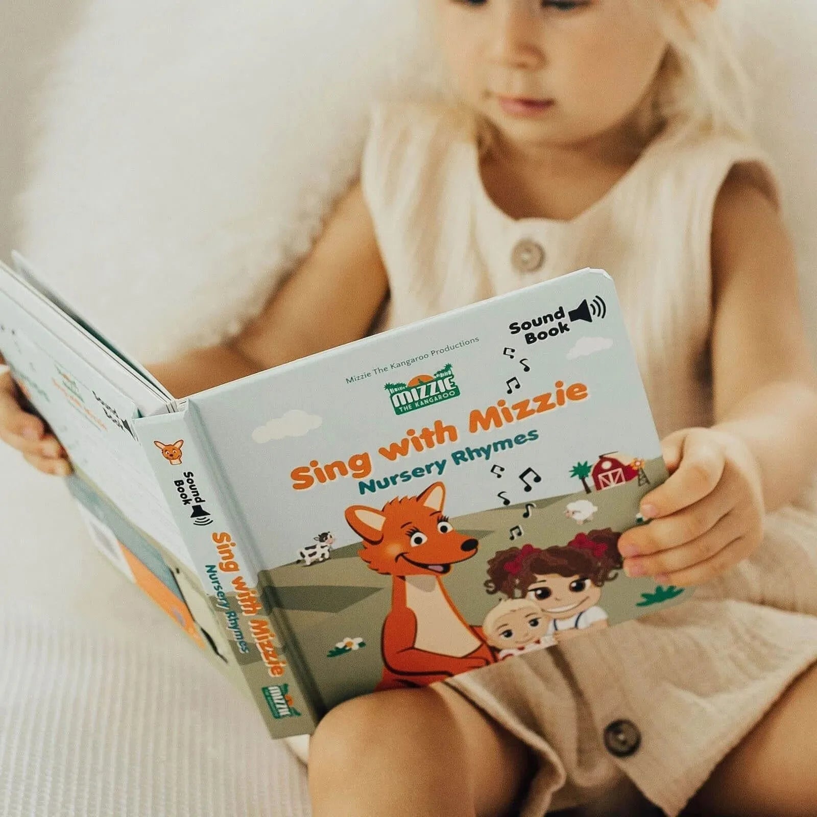 Mizzie the Kangaroo Mizzie Sound Book - Sing with Mizzie - mezetto ebebek ebebek