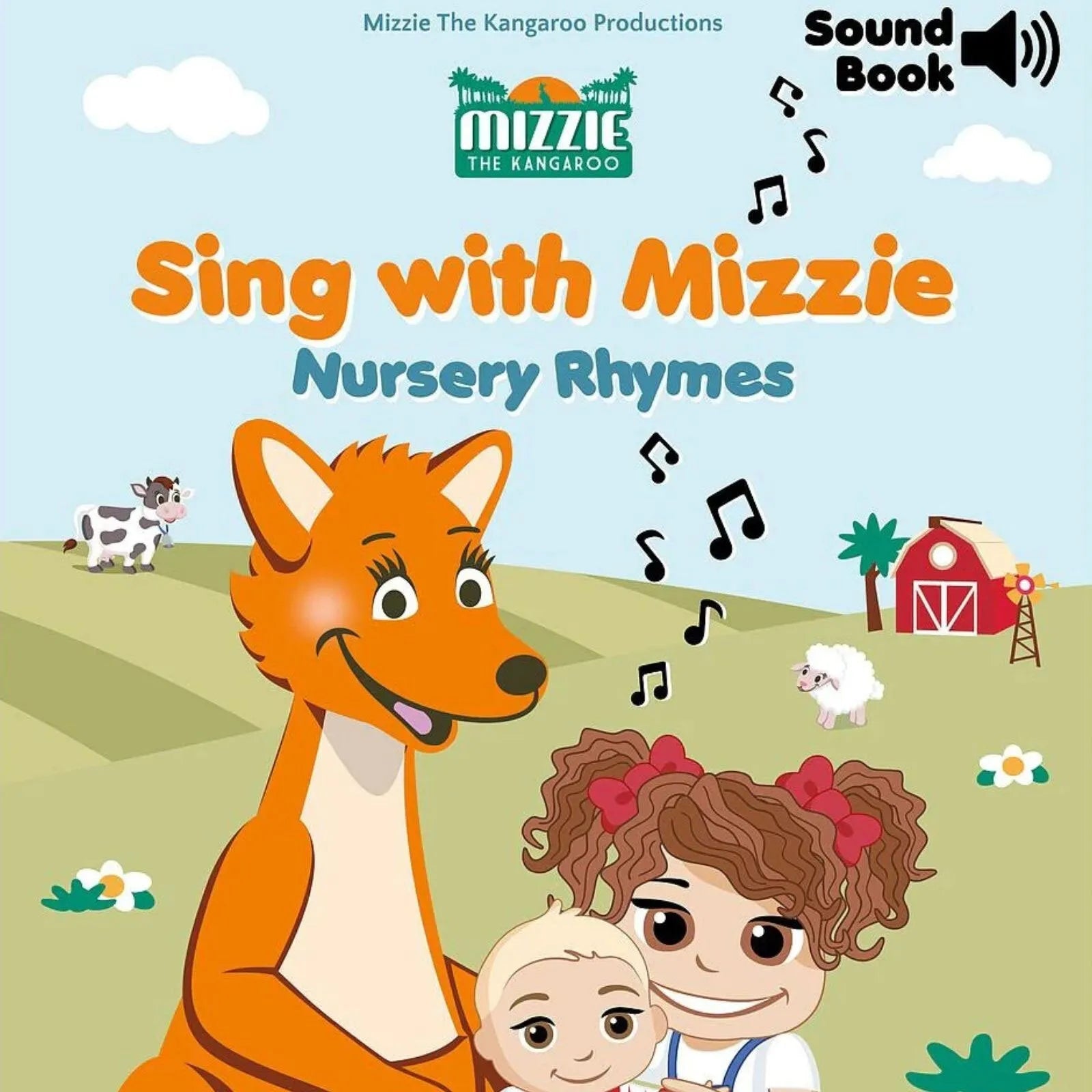 Mizzie the Kangaroo Mizzie Sound Book - Sing with Mizzie - mezetto ebebek ebebek