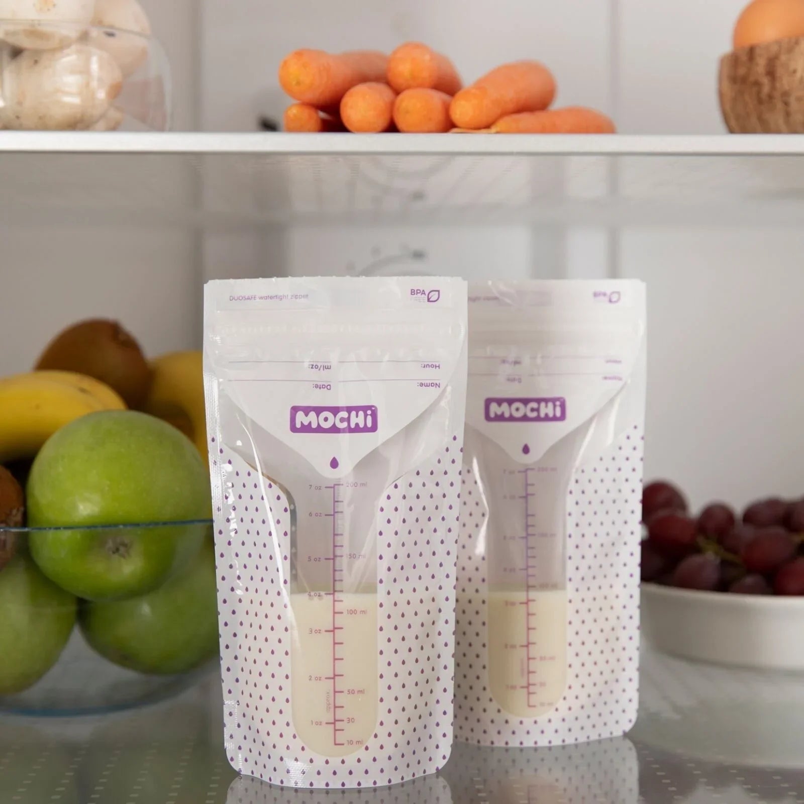 Mochi Breastmilk Storage Bags 50 pcs - mezetto ebebek ebebek