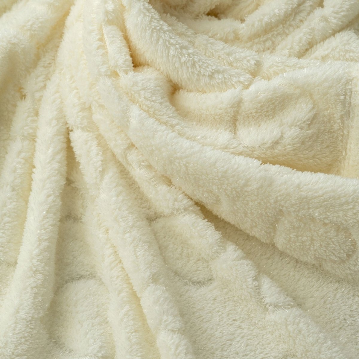 Mollia Baby Blanket 80x100cm - Ecru - mezetto ebebek ebebek