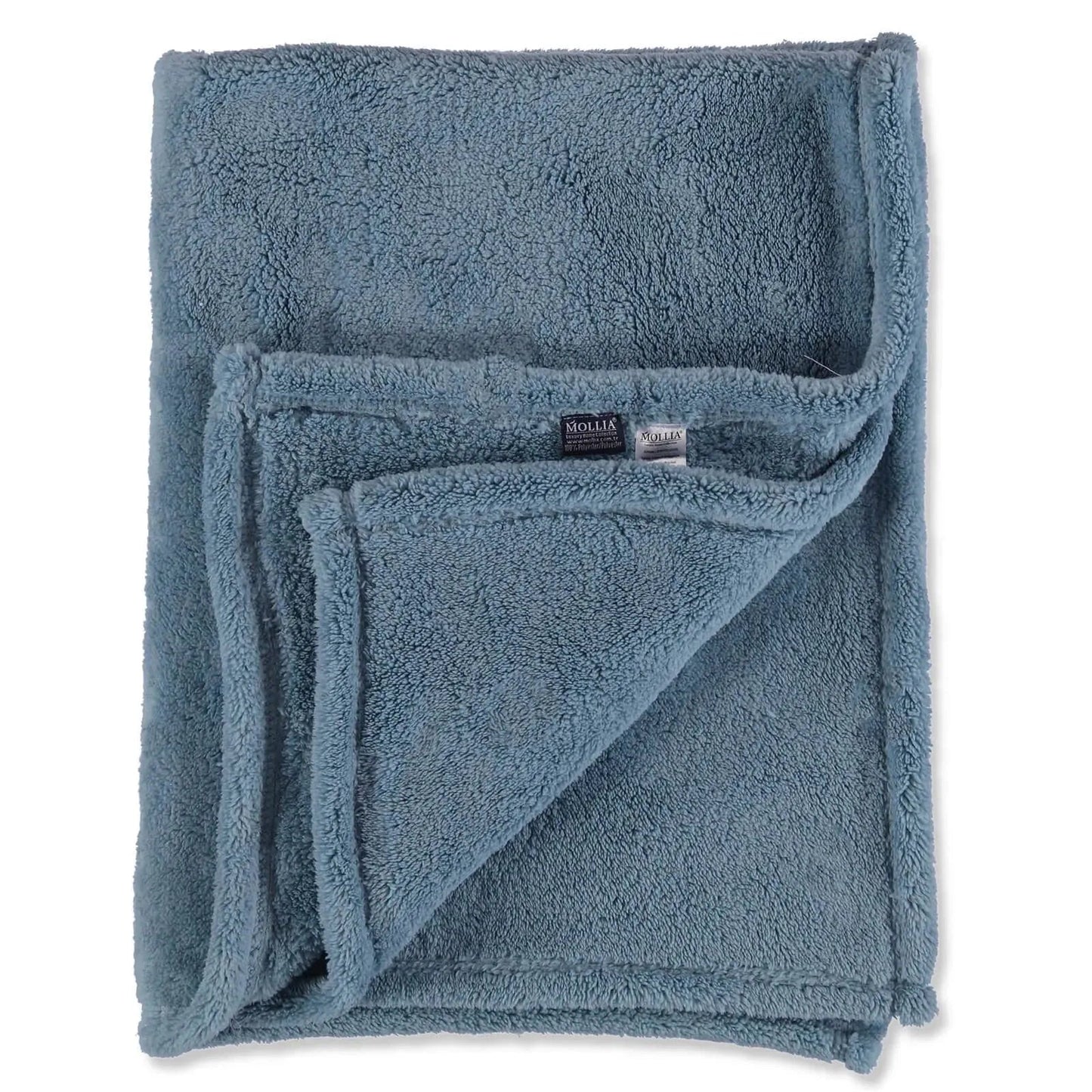 Mollia Baby Blanket - Blue - mezetto ebebek ebebek