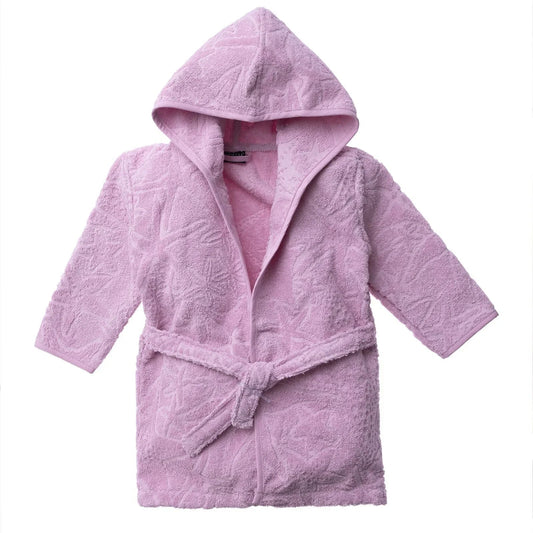 Mollia Baby Girl Bathrobe - Pink - mezetto ebebek ebebek