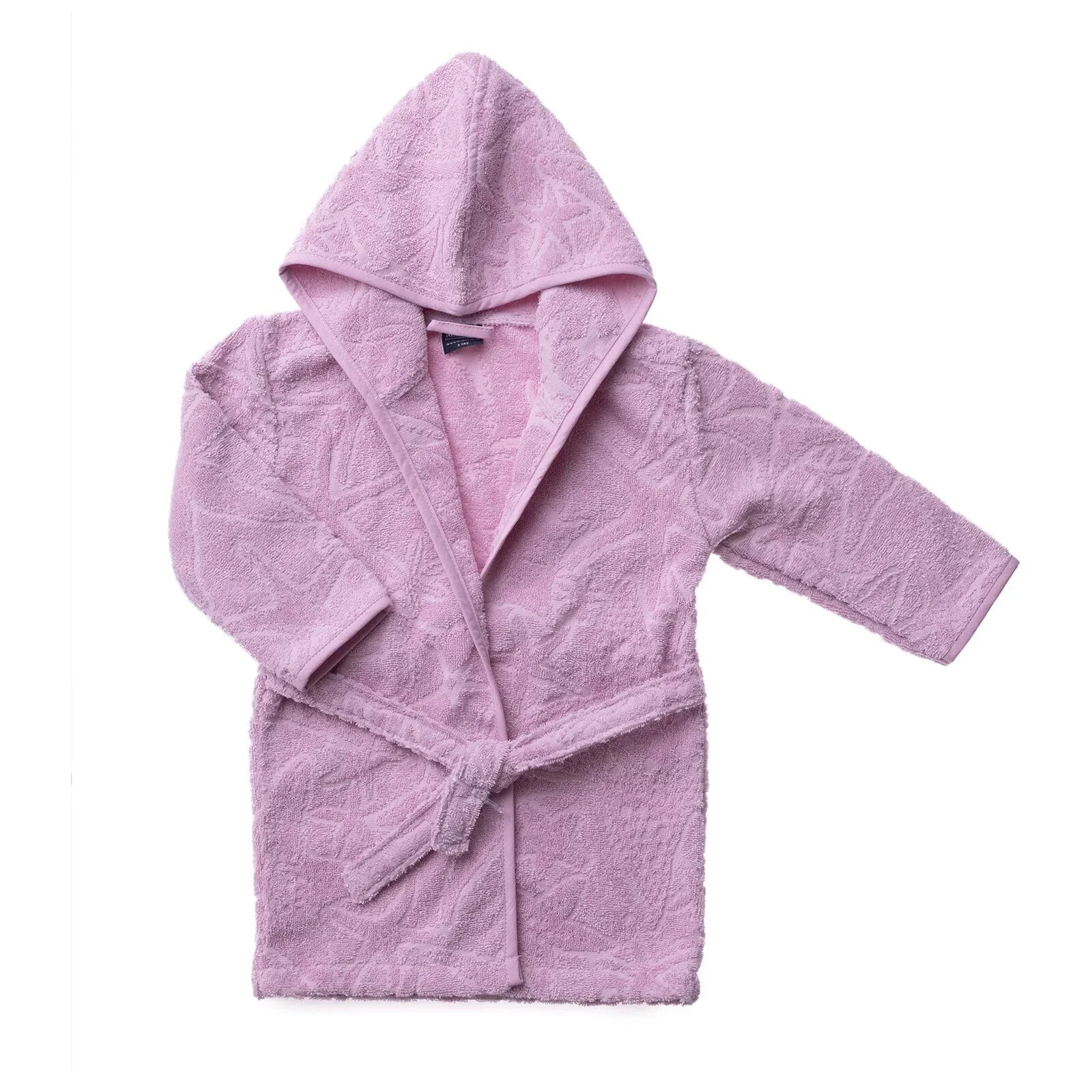 Mollia Baby Girl Bathrobe - Pink - mezetto ebebek ebebek