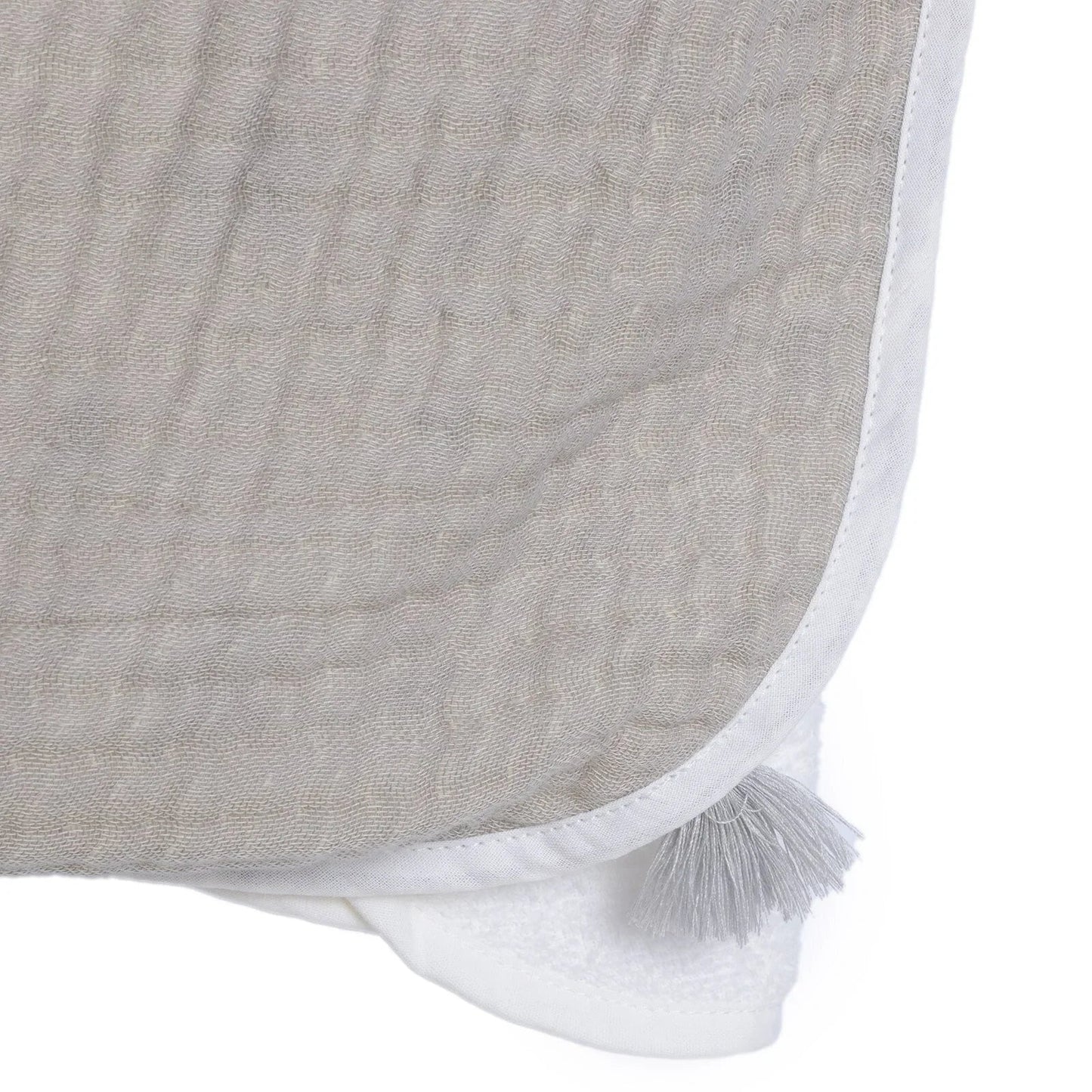 Mollia Baby Towel - Grey - mezetto ebebek ebebek