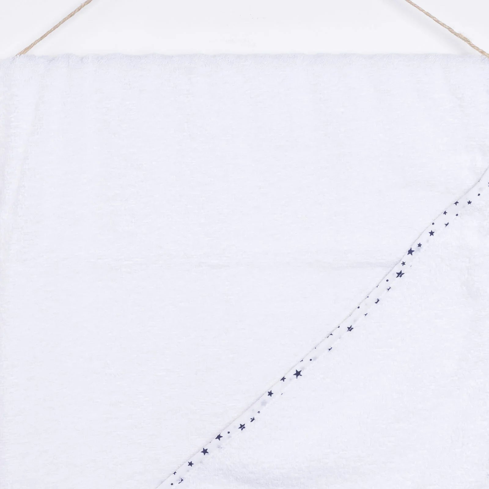 Mollia Baby Towel - White - mezetto ebebek ebebek