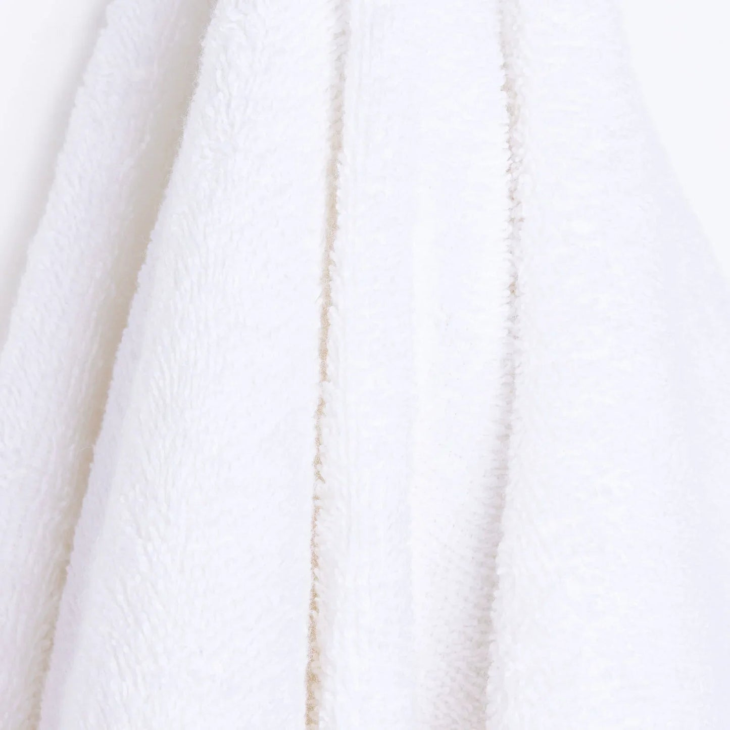 Mollia Baby Towel - White - mezetto ebebek ebebek