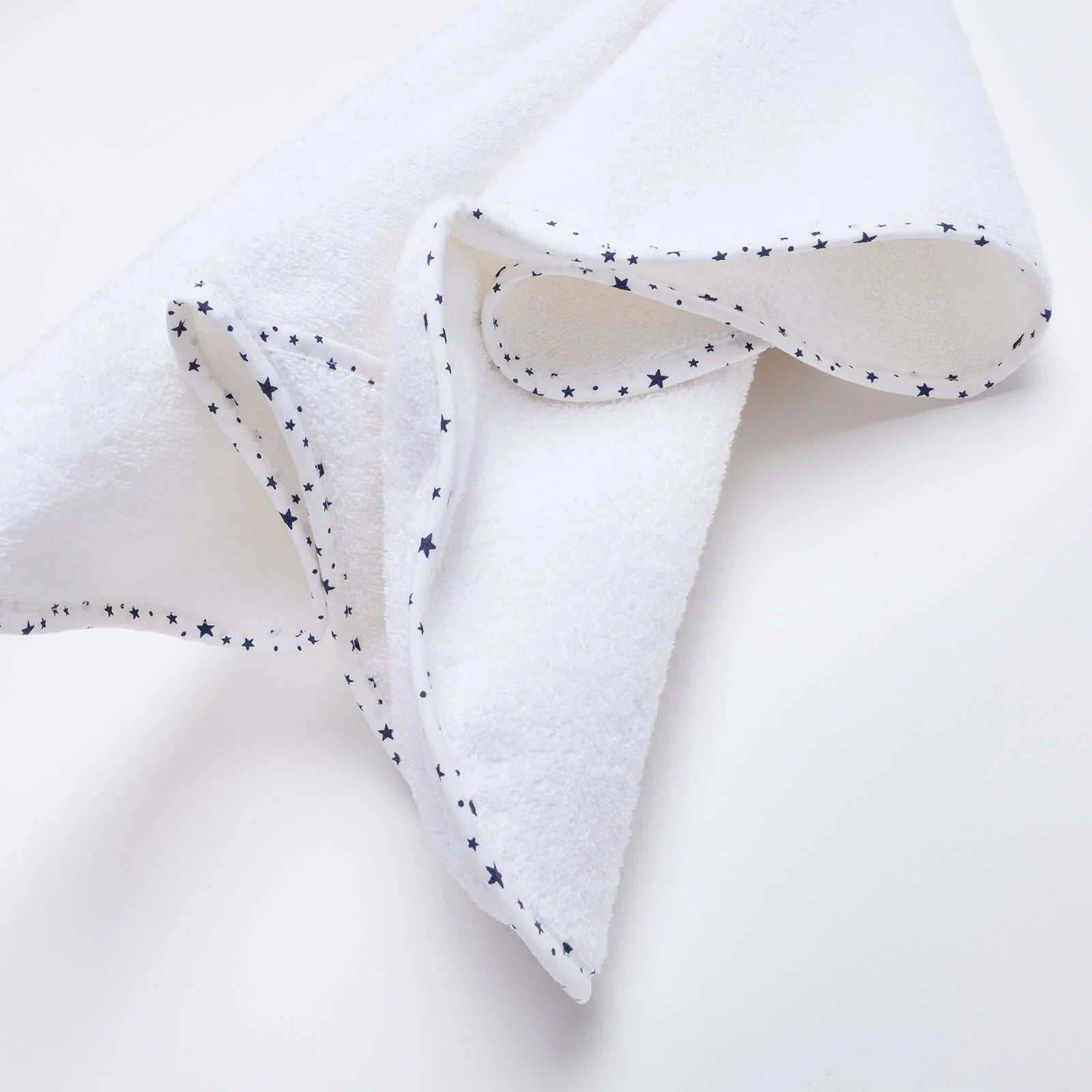 Mollia Baby Towel - White - mezetto ebebek ebebek