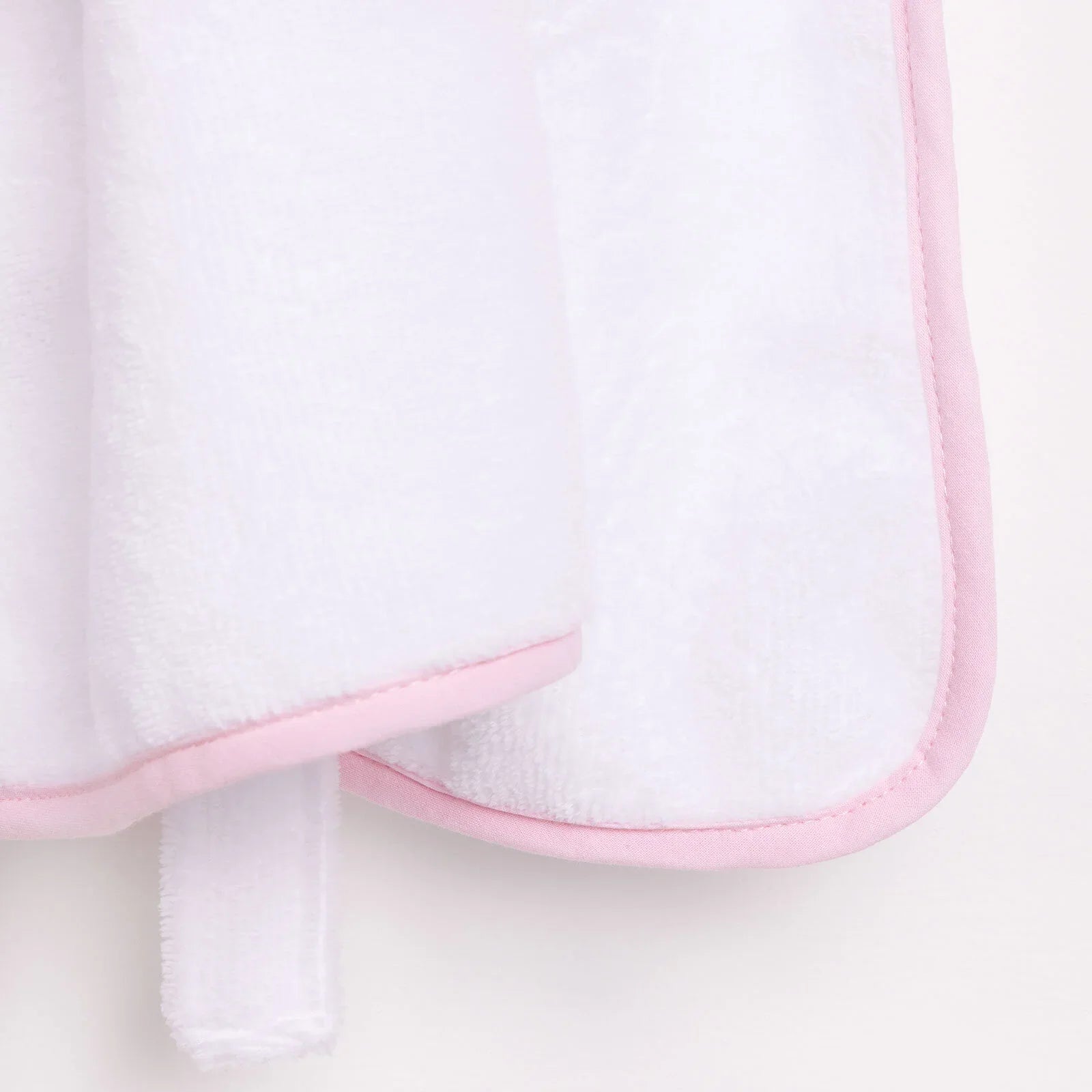 Mollia Girl Baby Bathrobe - White - mezetto ebebek ebebek