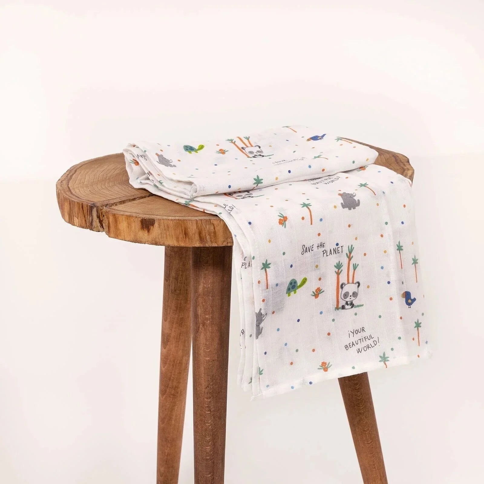 Mollia Girl Muslin Blanket - Printed - mezetto ebebek ebebek