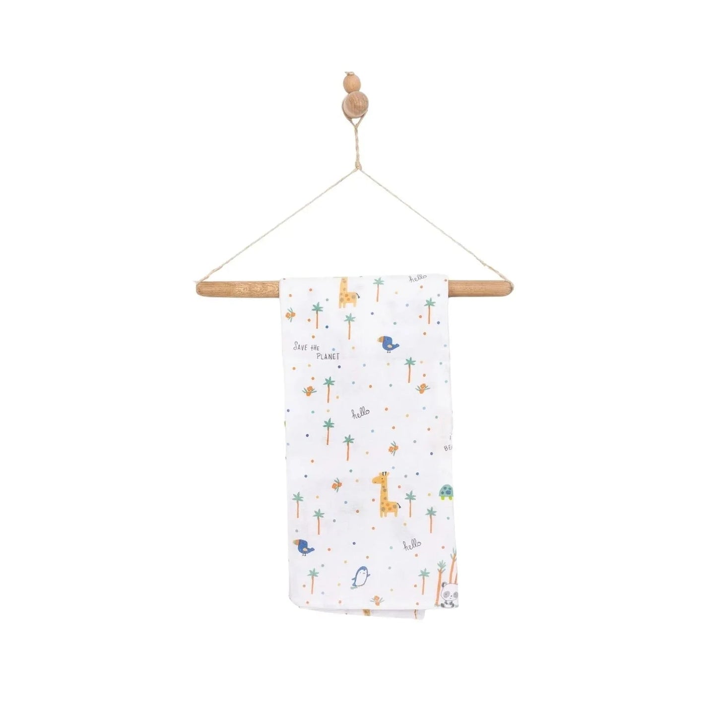 Mollia Girl Muslin Blanket - Printed - mezetto ebebek ebebek