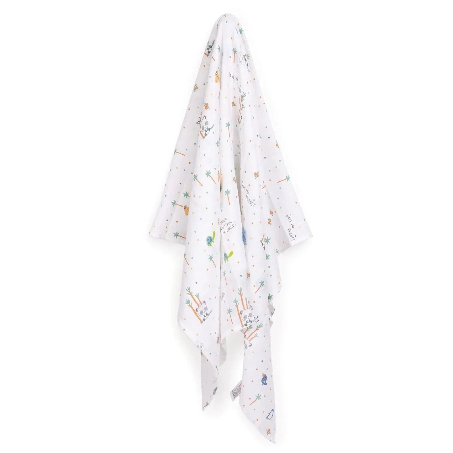 Mollia Girl Muslin Blanket - Printed - mezetto ebebek ebebek
