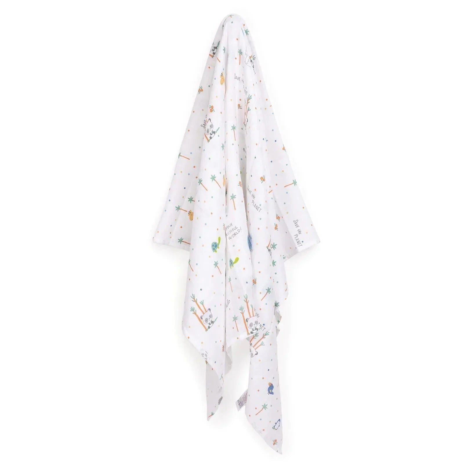 Mollia Girl Muslin Blanket - Printed - mezetto ebebek ebebek
