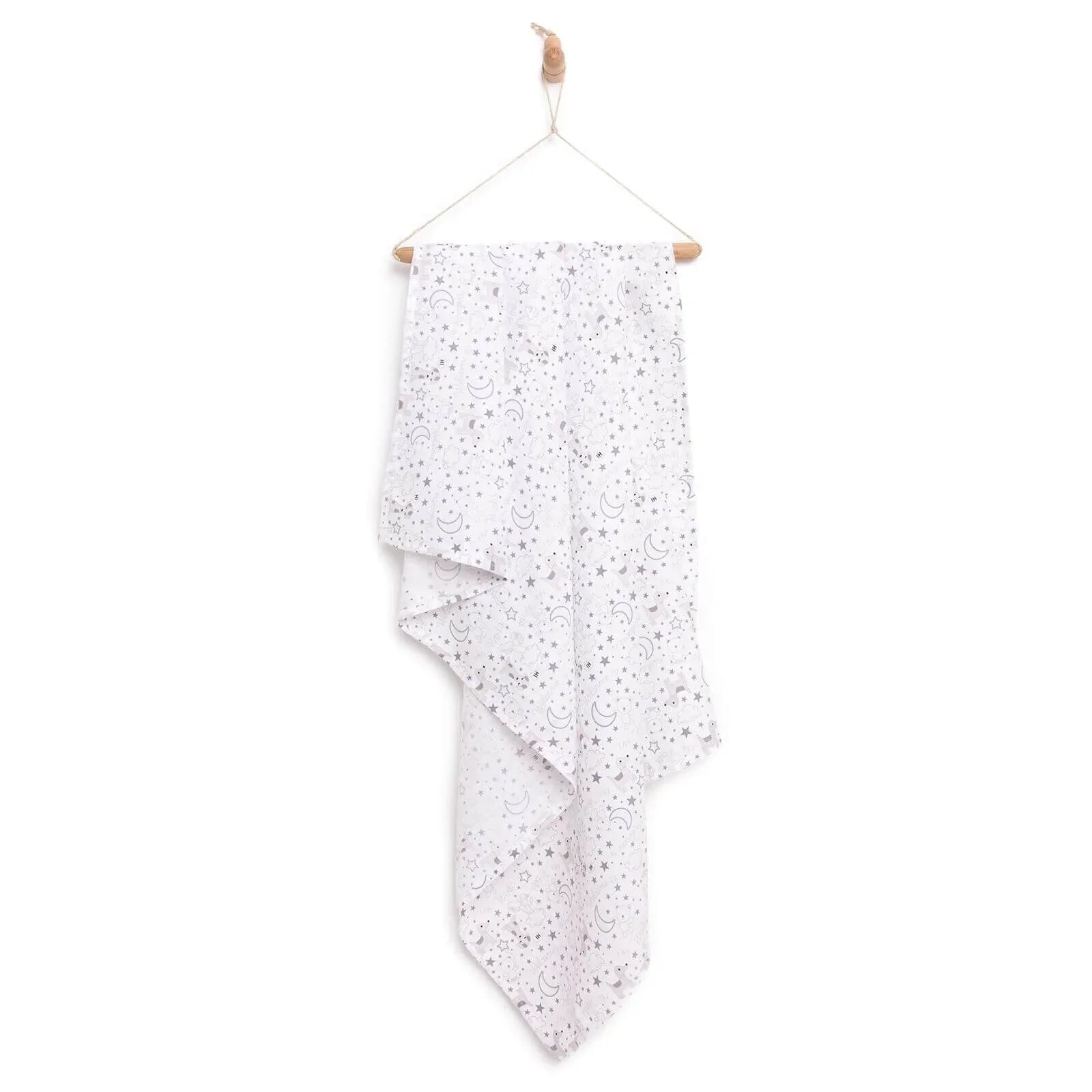 Mollia Muslin Blanket - Grey - mezetto ebebek ebebek