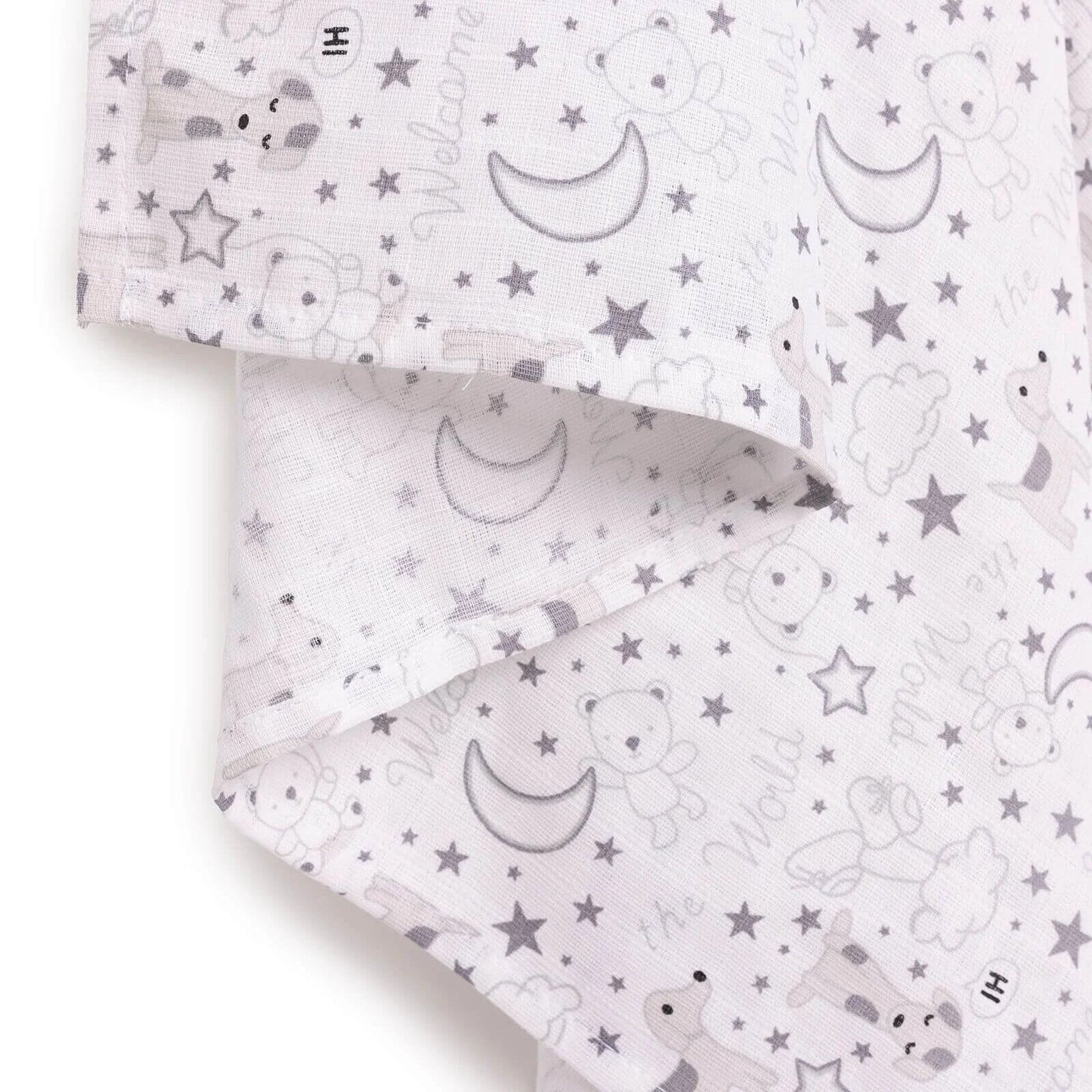 Mollia Muslin Blanket - Grey - mezetto ebebek ebebek
