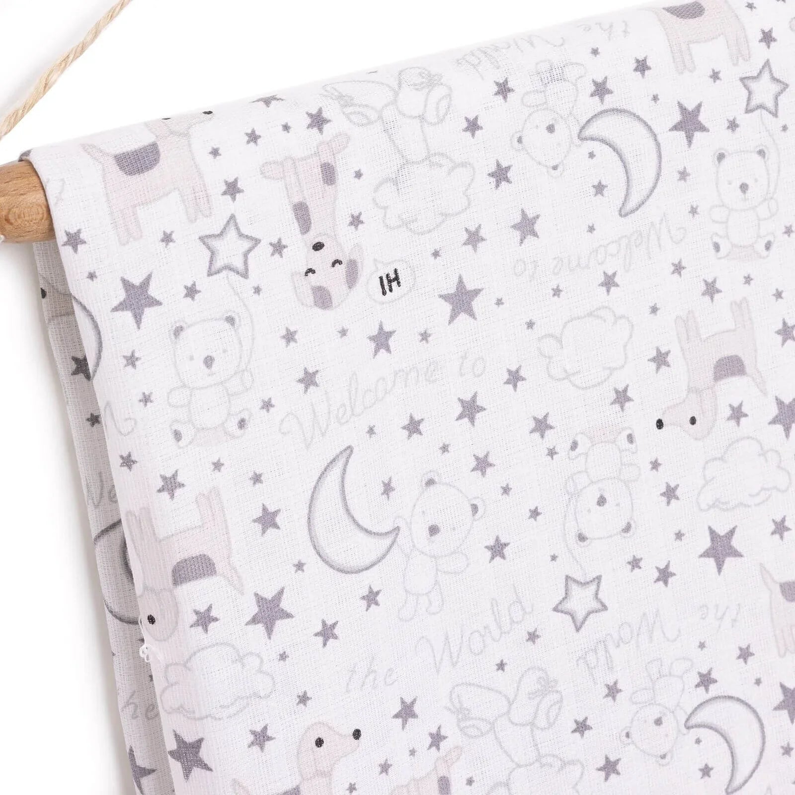 Mollia Muslin Blanket - Grey - mezetto ebebek ebebek