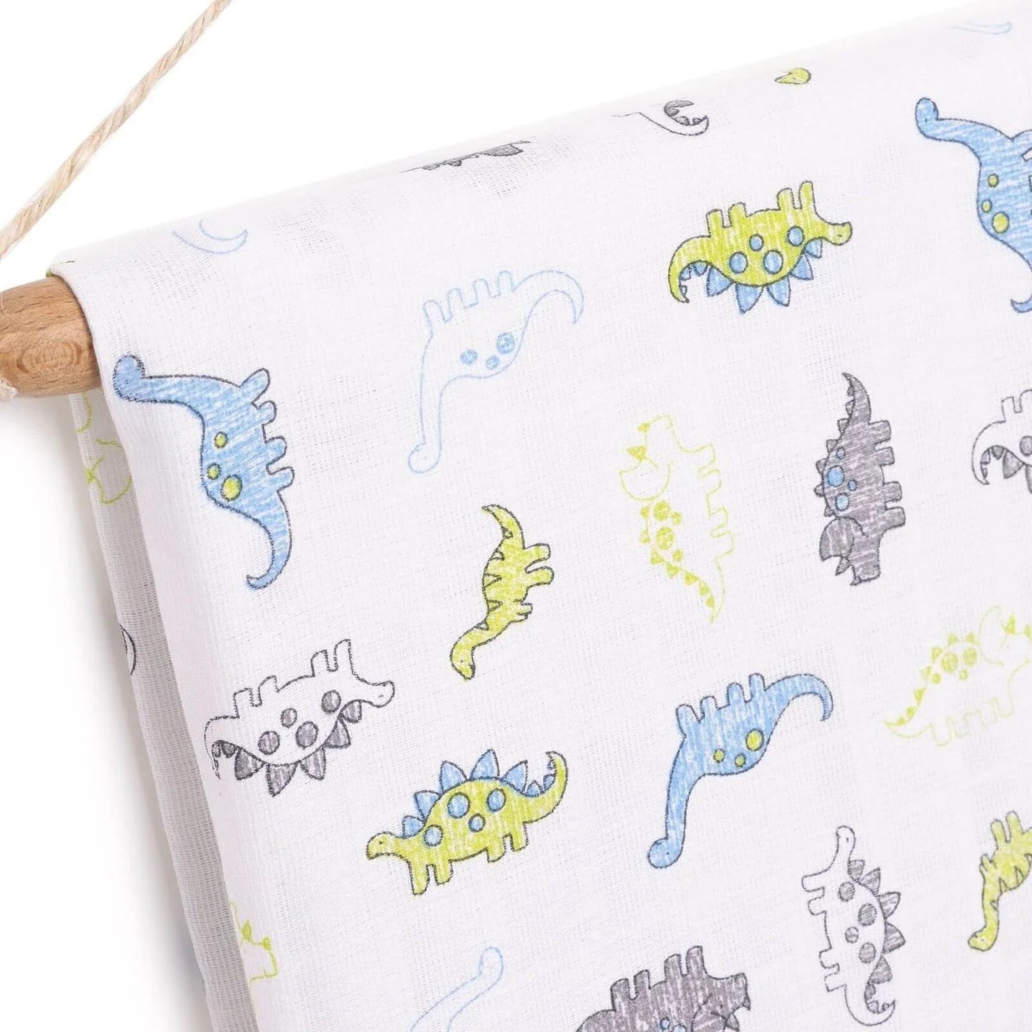 Mollia Square Muslin Blanket - Light Blue - mezetto ebebek ebebek