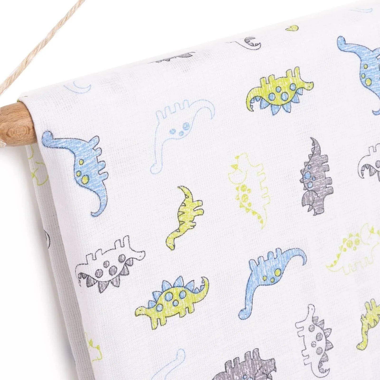 Mollia Square Muslin Blanket - Light Blue - mezetto ebebek ebebek