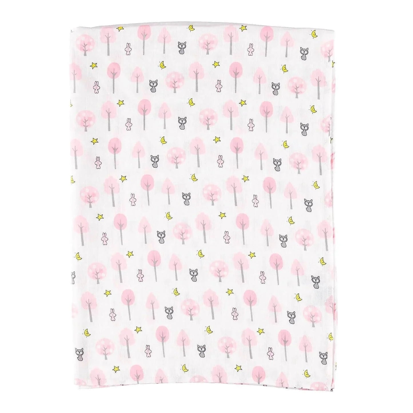 Mollia Square Muslin Blanket - Light Pink - mezetto ebebek ebebek