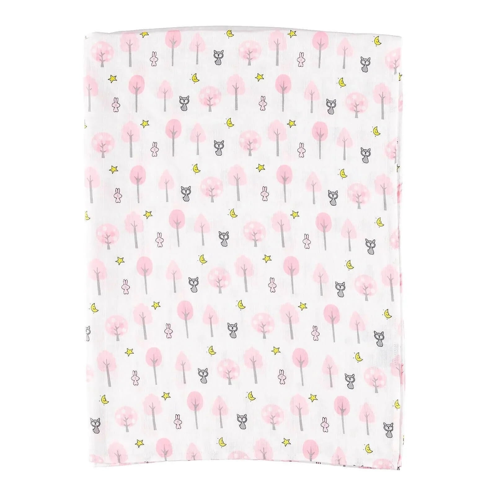 Mollia Square Muslin Blanket - Light Pink - mezetto ebebek ebebek