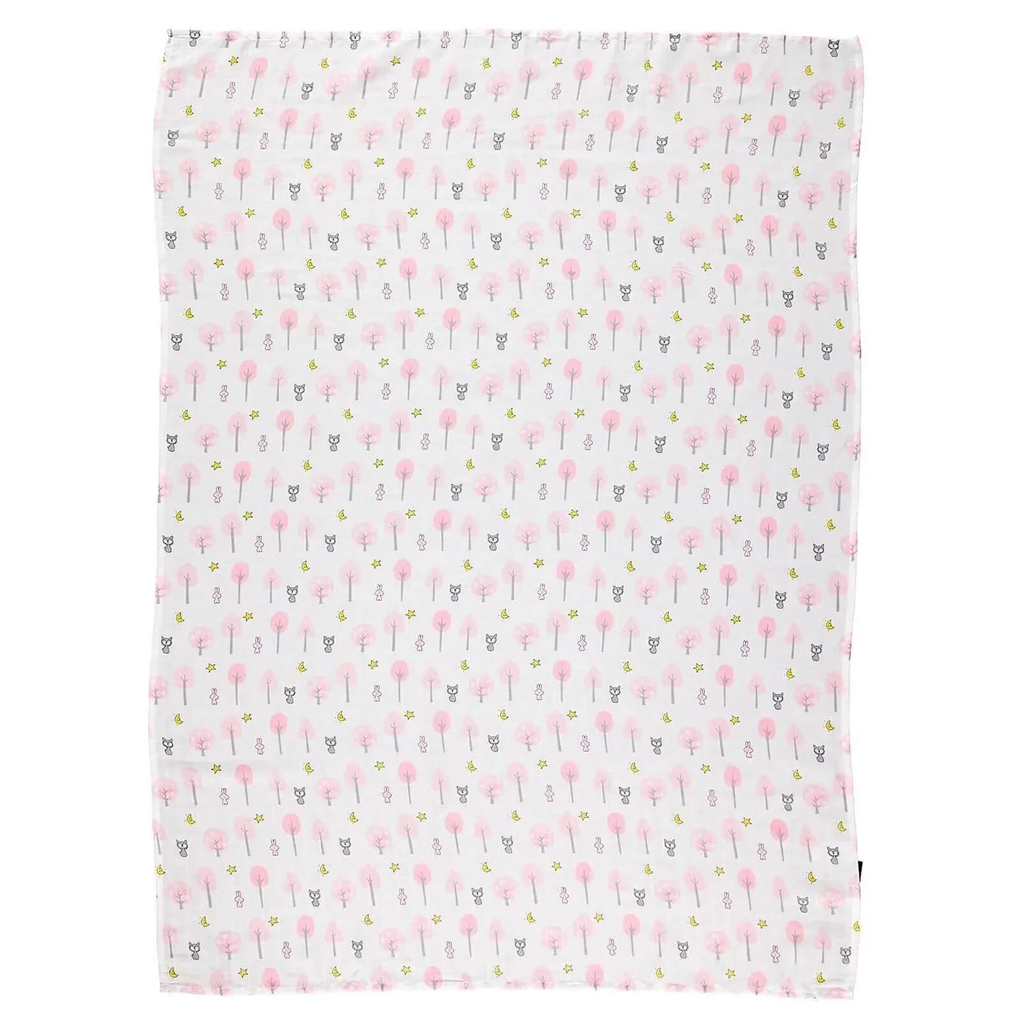 Mollia Square Muslin Blanket - Light Pink - mezetto ebebek ebebek