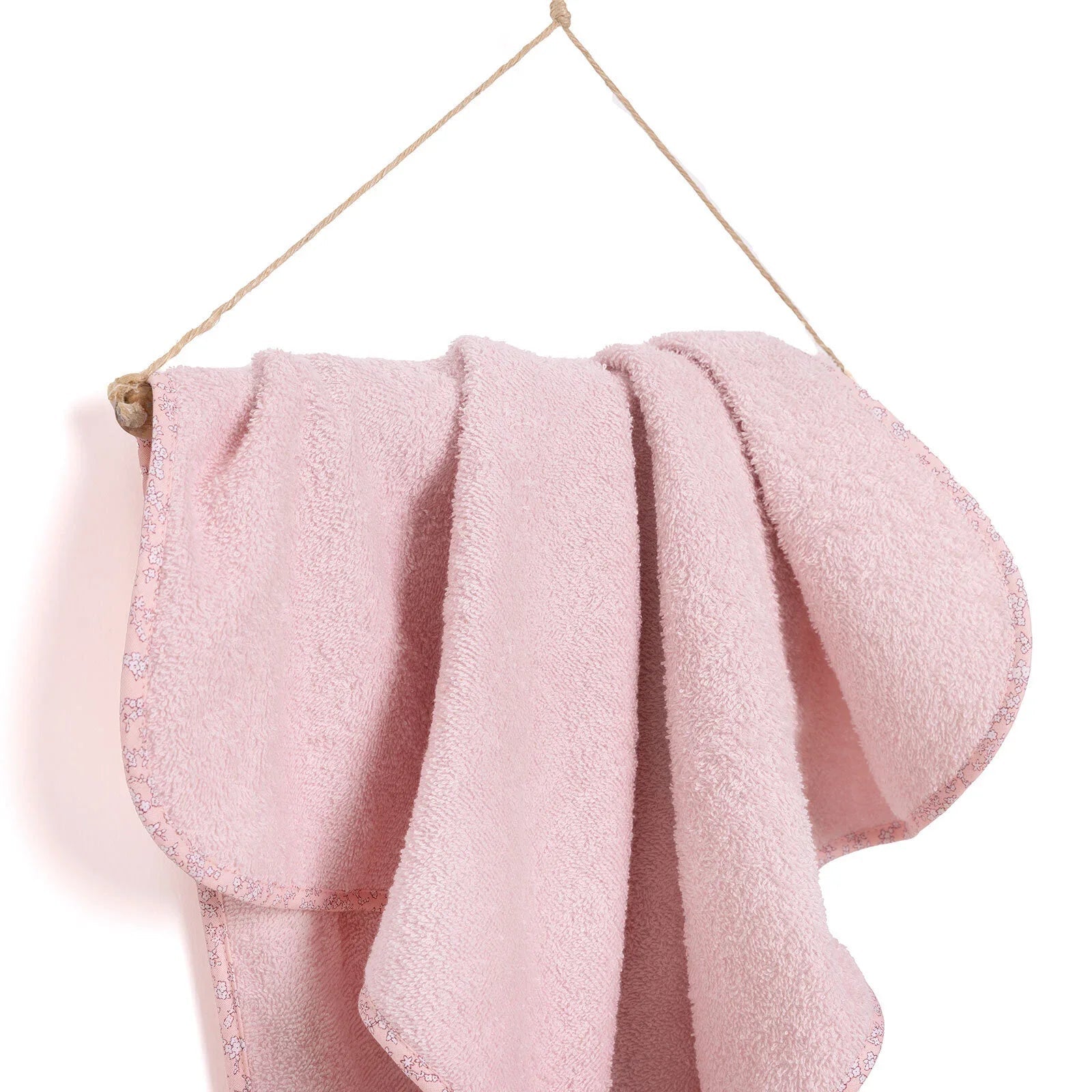 Mollia Unisex Baby Hooded Towel - Pink - mezetto ebebek ebebek