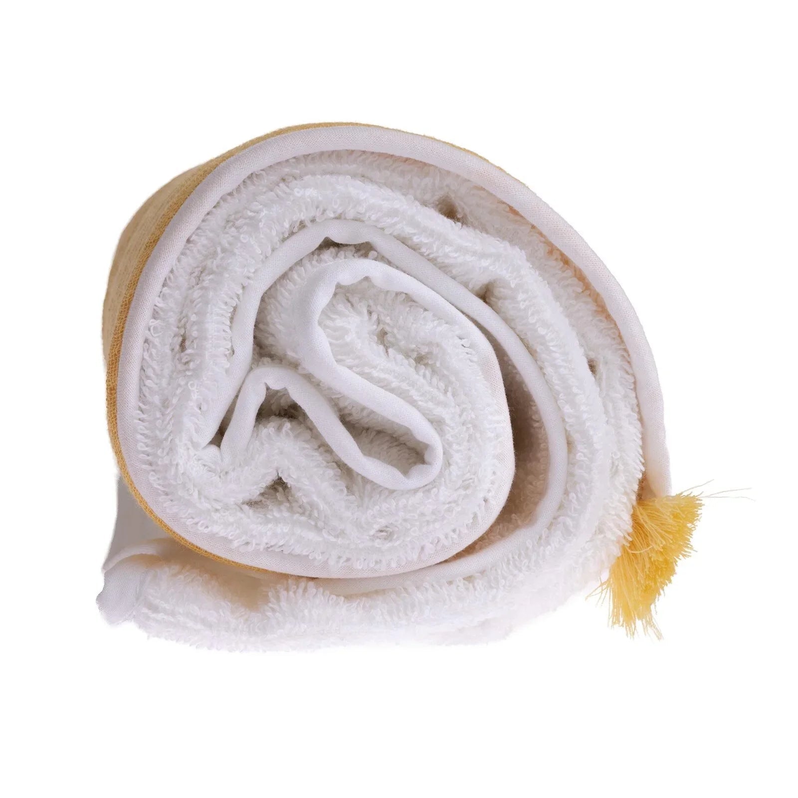 Mollia Unisex Baby Towel - Yellow - mezetto ebebek ebebek