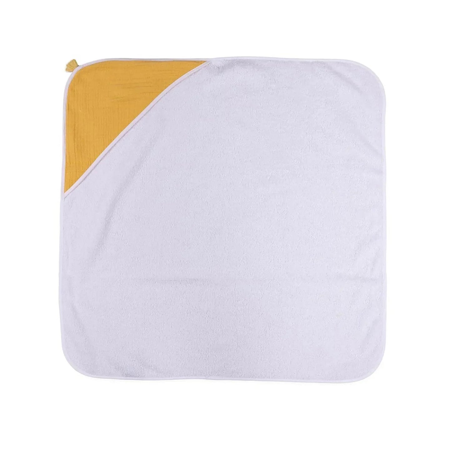Mollia Unisex Baby Towel - Yellow - mezetto ebebek ebebek