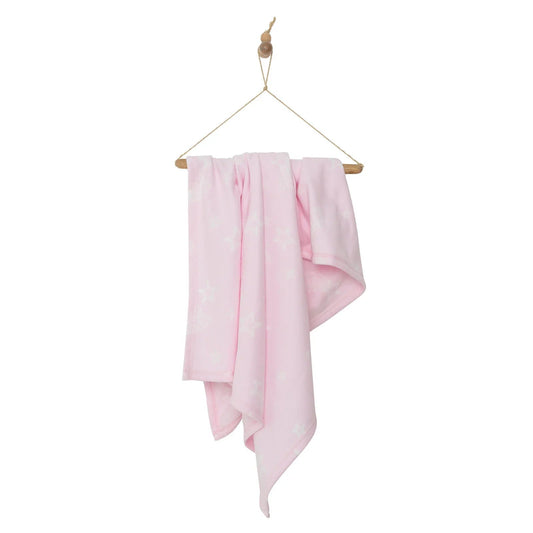 Mollia Unisex Blanket - Light Pink - mezetto ebebek ebebek