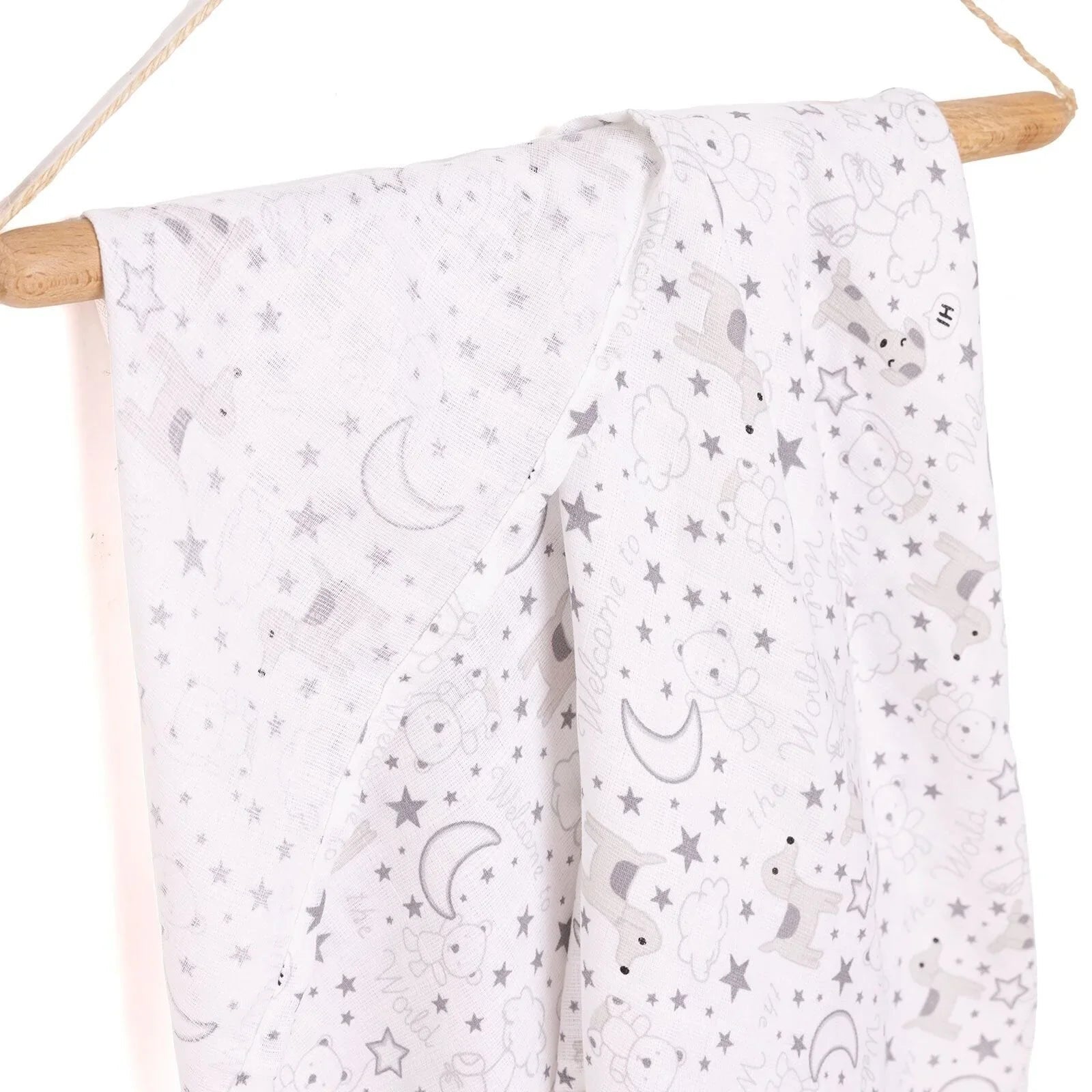 Mollia Unisex Muslin Blanket - Printed - mezetto ebebek ebebek