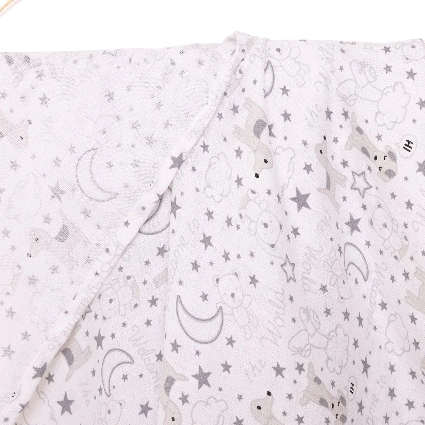 Mollia Unisex Muslin Blanket - Printed - mezetto ebebek ebebek